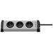 Ehmann 0200x00032303 Steckdosenleiste mit Schalter Silber, Schwarz Schutzkontakt 1St. Ehmann 0200x00032303 Steckdosenleiste mit Schalter Silber, Schwarz Schutzkontakt 1St.