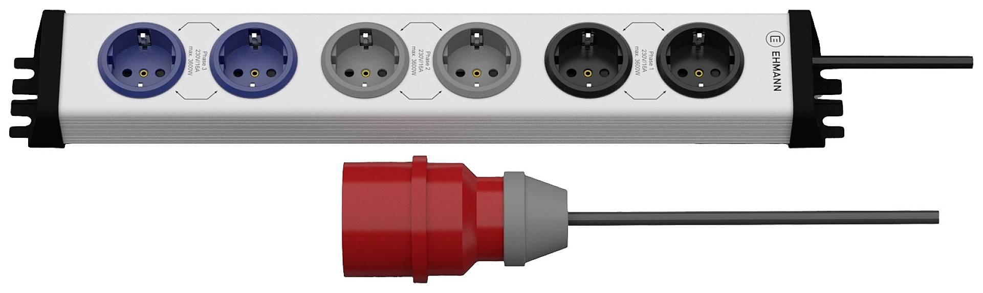 Ehmann CEE Stromverteiler 0253x0006931g 230V