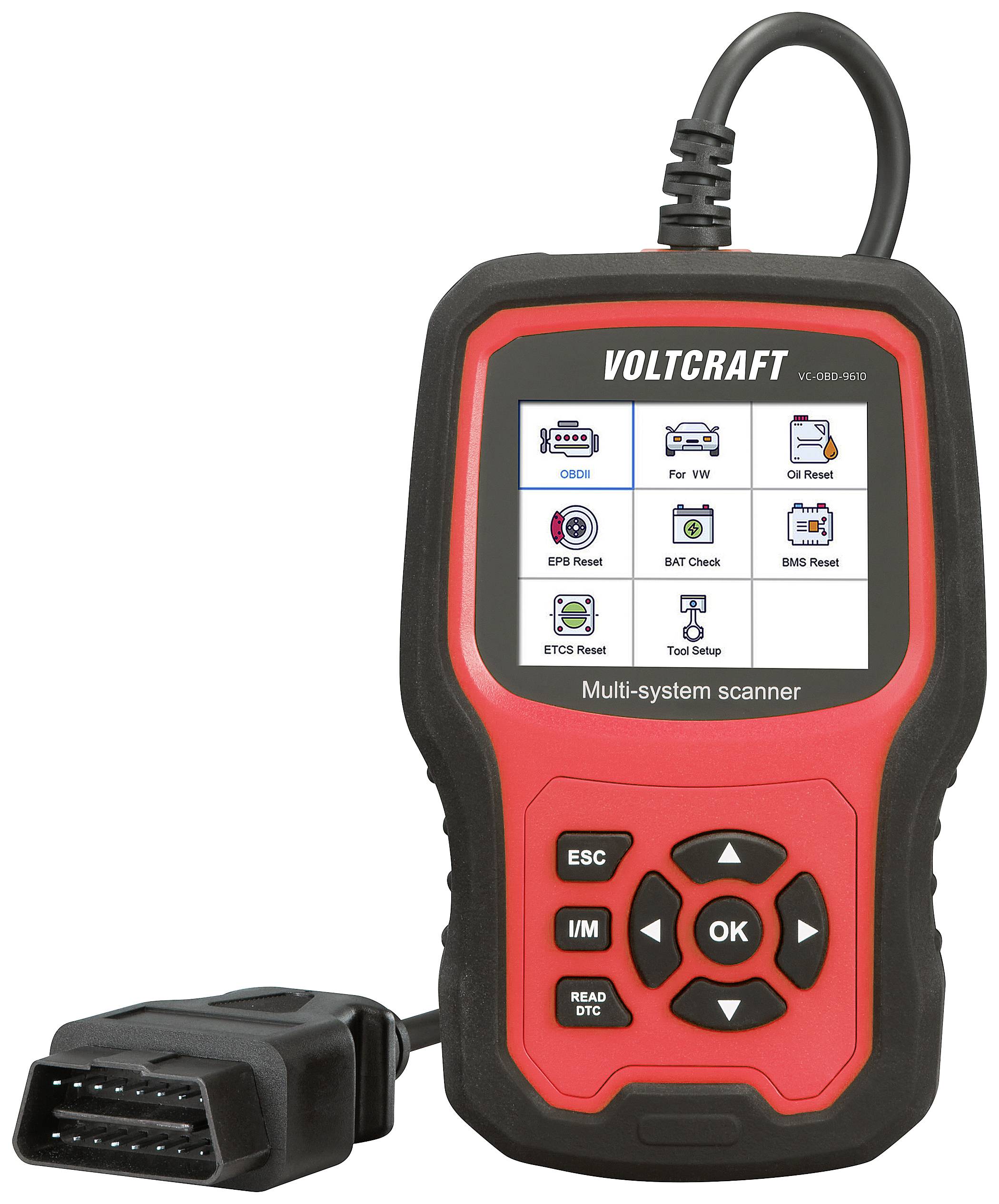 VOLTCRAFT VC-OBD-9610 OBD II Diagnosetool VC-13097390