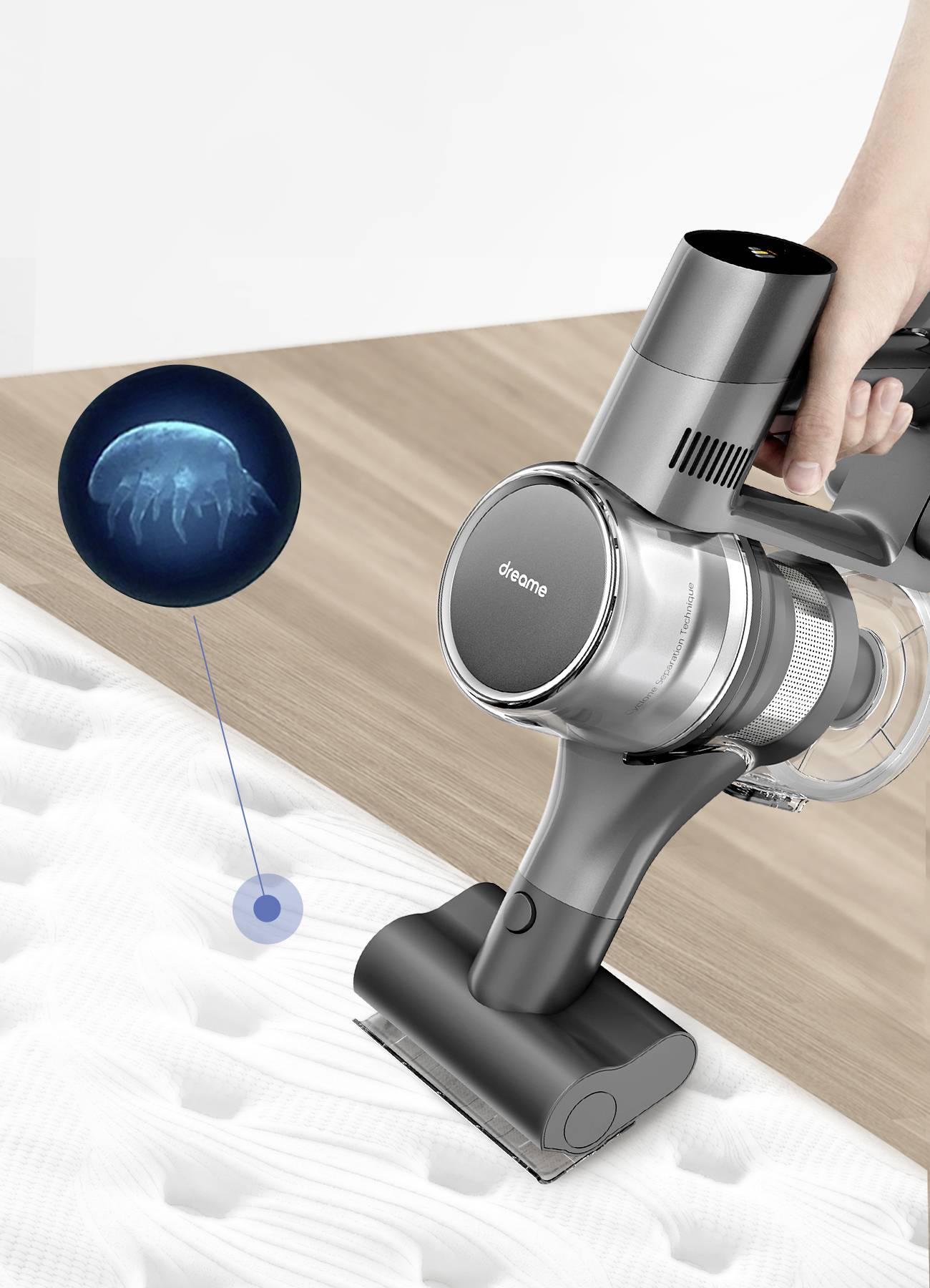 dreame T20 VTE1 Akku-Handstaubsauger inkl. Akku, mit Display, Beutellos