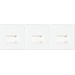 Paulmann 4064161230603 Edge Quadro eckig LED-Wandeinbauleuchte 3er Set LED Weiß (matt) Paulmann 4064161230603 Edge Quadro eckig LED-Wandeinbauleuchte 3er Set LED Weiß (matt)