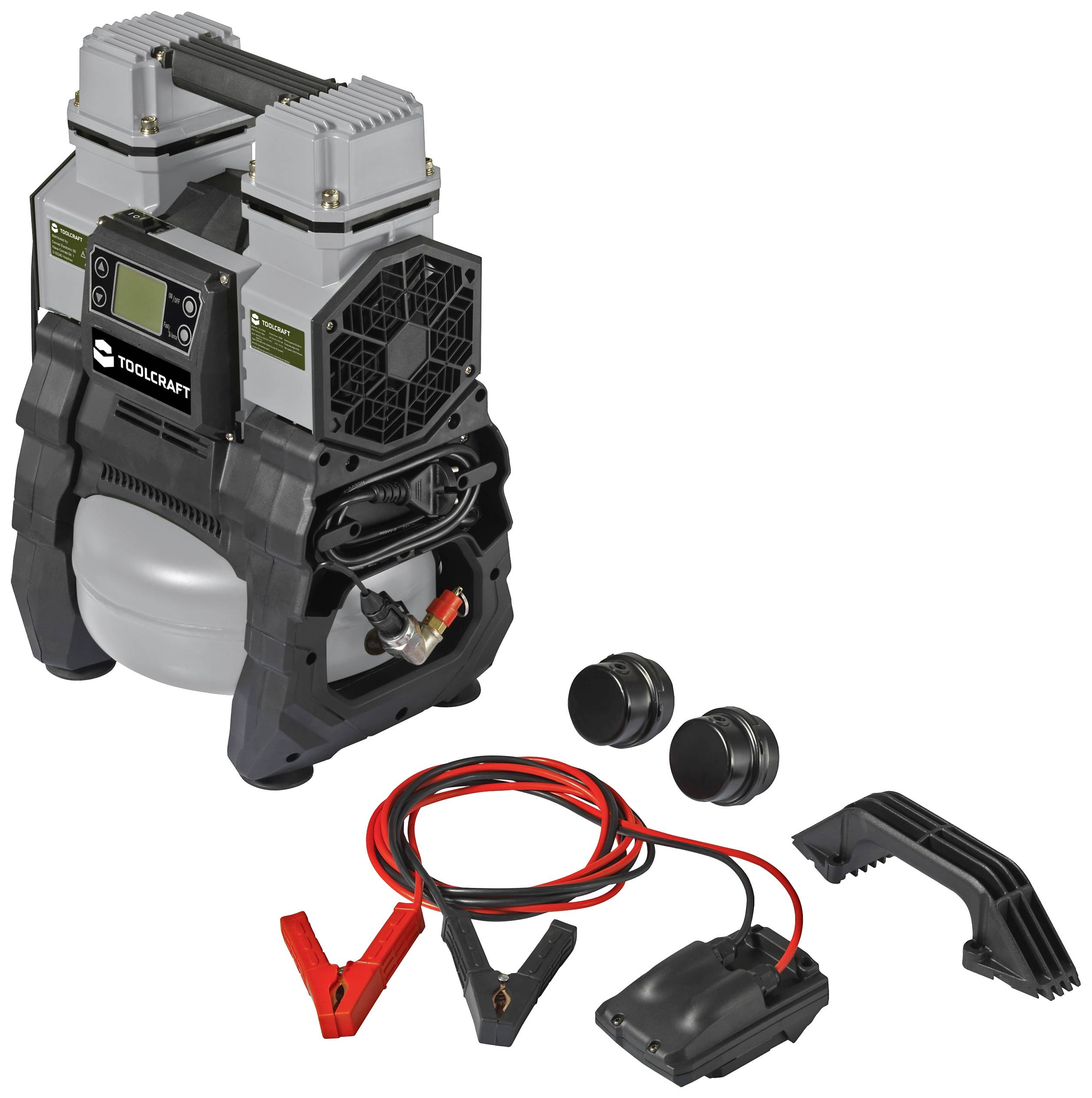 TOOLCRAFT TO-7858587 Druckluftkompressor 18 VDC/230 VAC 9 bar