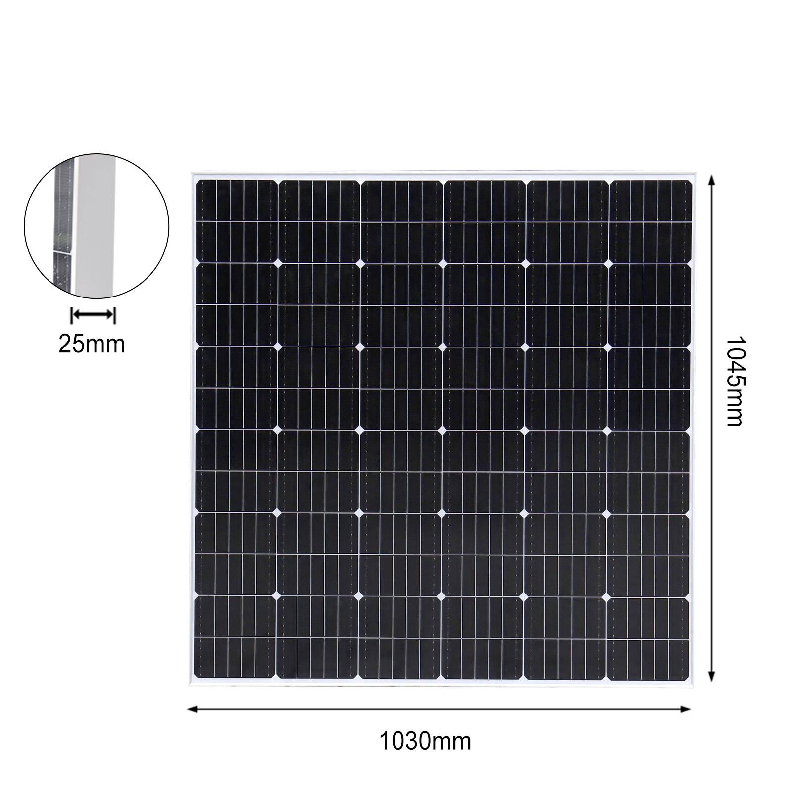 Hybrid-Wechselrichter, Laderegler 24 V, 230 V 20 A