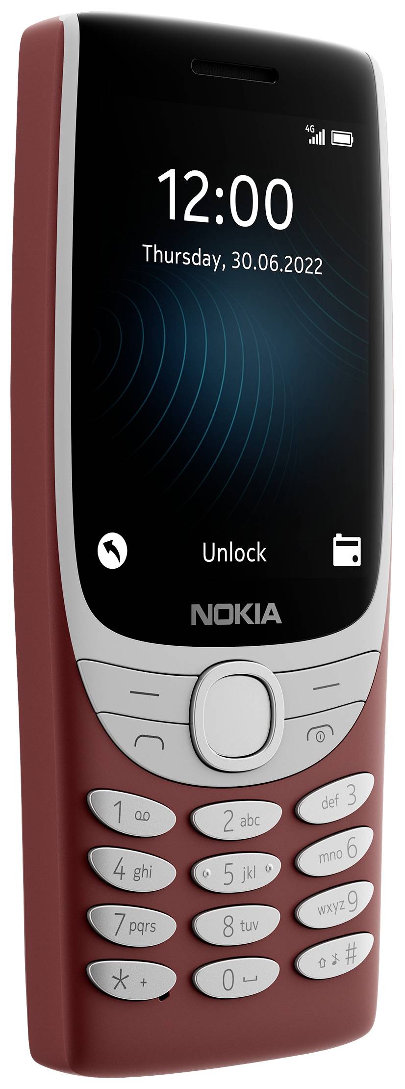 Nokia 8210 4G Handy Rot Mocor OS