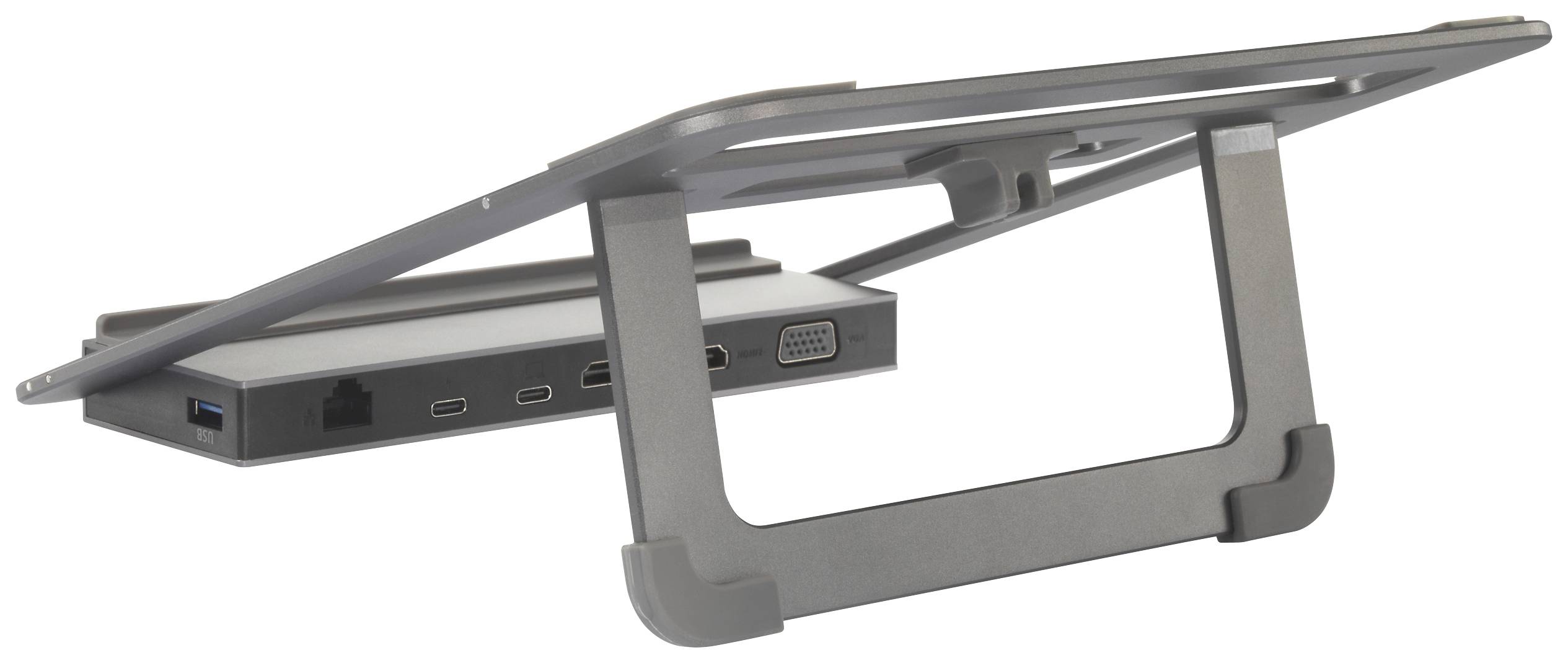 Renkforce RF-LLS-400 USB-C® Notebook Dockingstation / Ständer Passend für Marke Dockingstations: Universal, Apple USB-C® Power