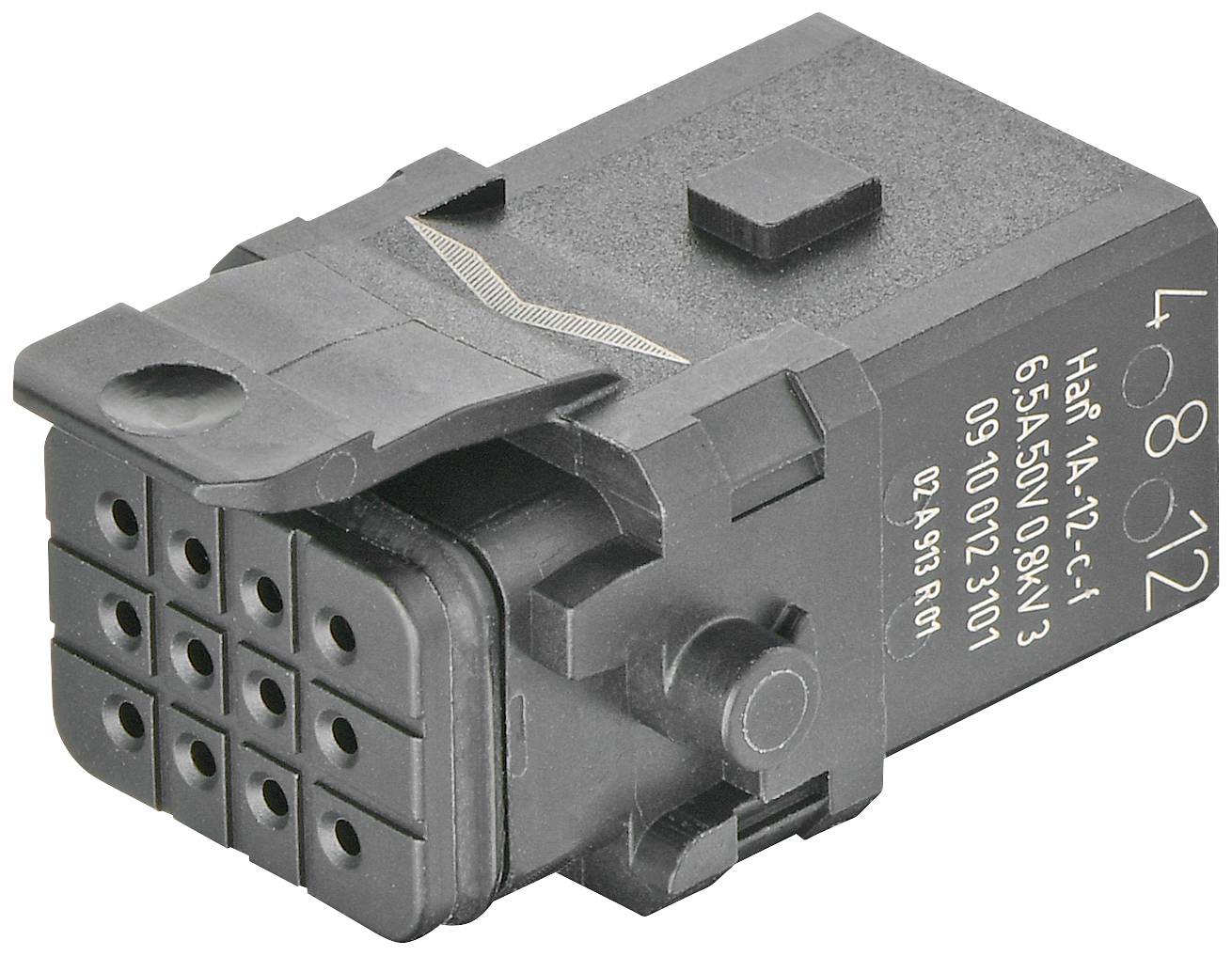 HARTING Steckverbinder Han 1A-12-C-f latch 09100123101 1 St.