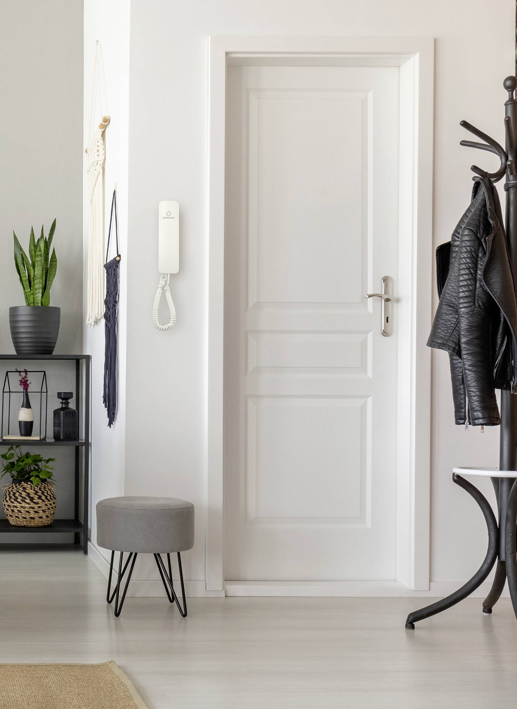 Renkforce RF-DP-200 Schnurgebundenes Telefon, analog Wahlwiederholung kein Display Creme-Weiß