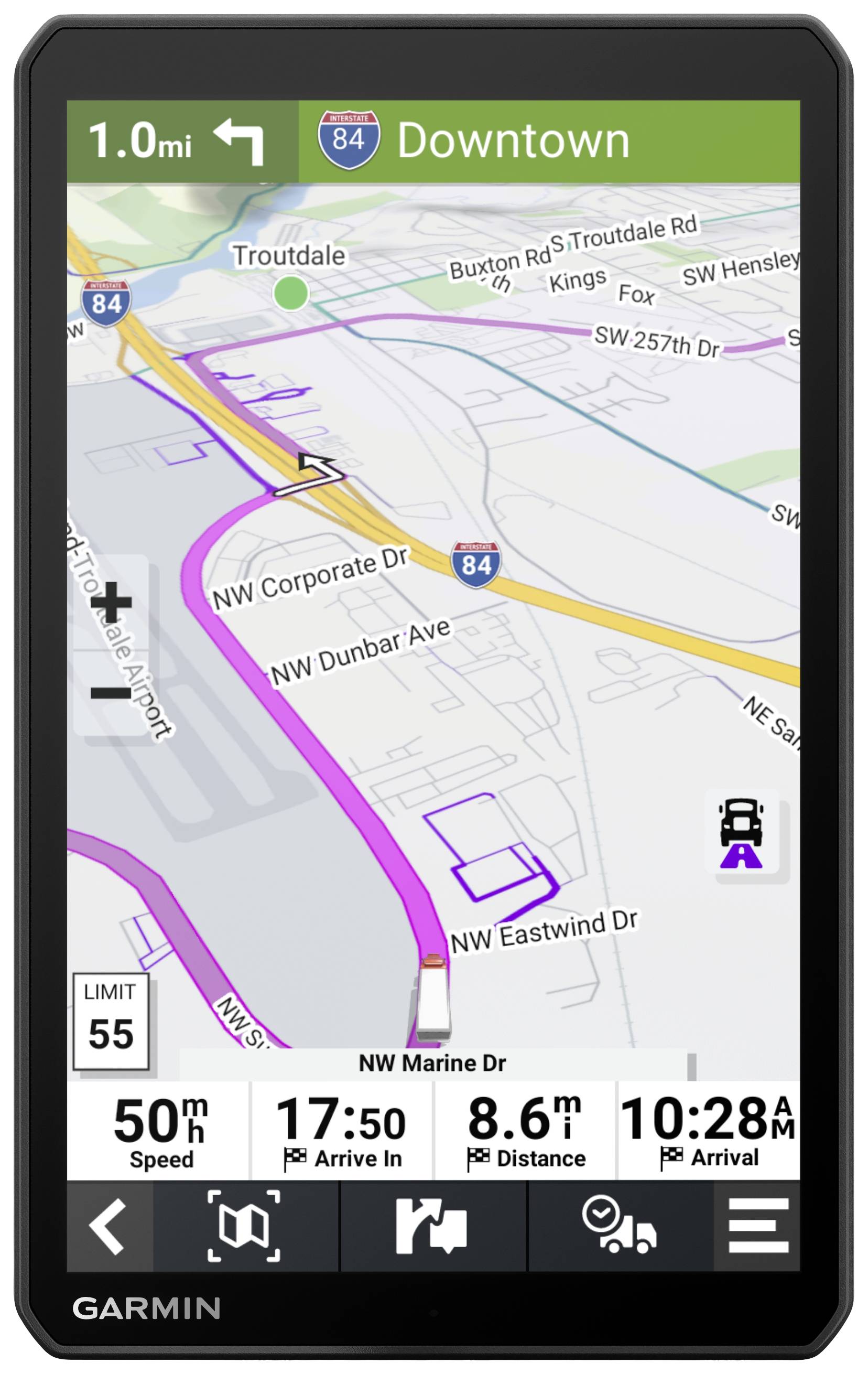 Garmin DĒZL™ LGV810 MT-D EU LKW-Navi 20.3 cm 8 Zoll Europa