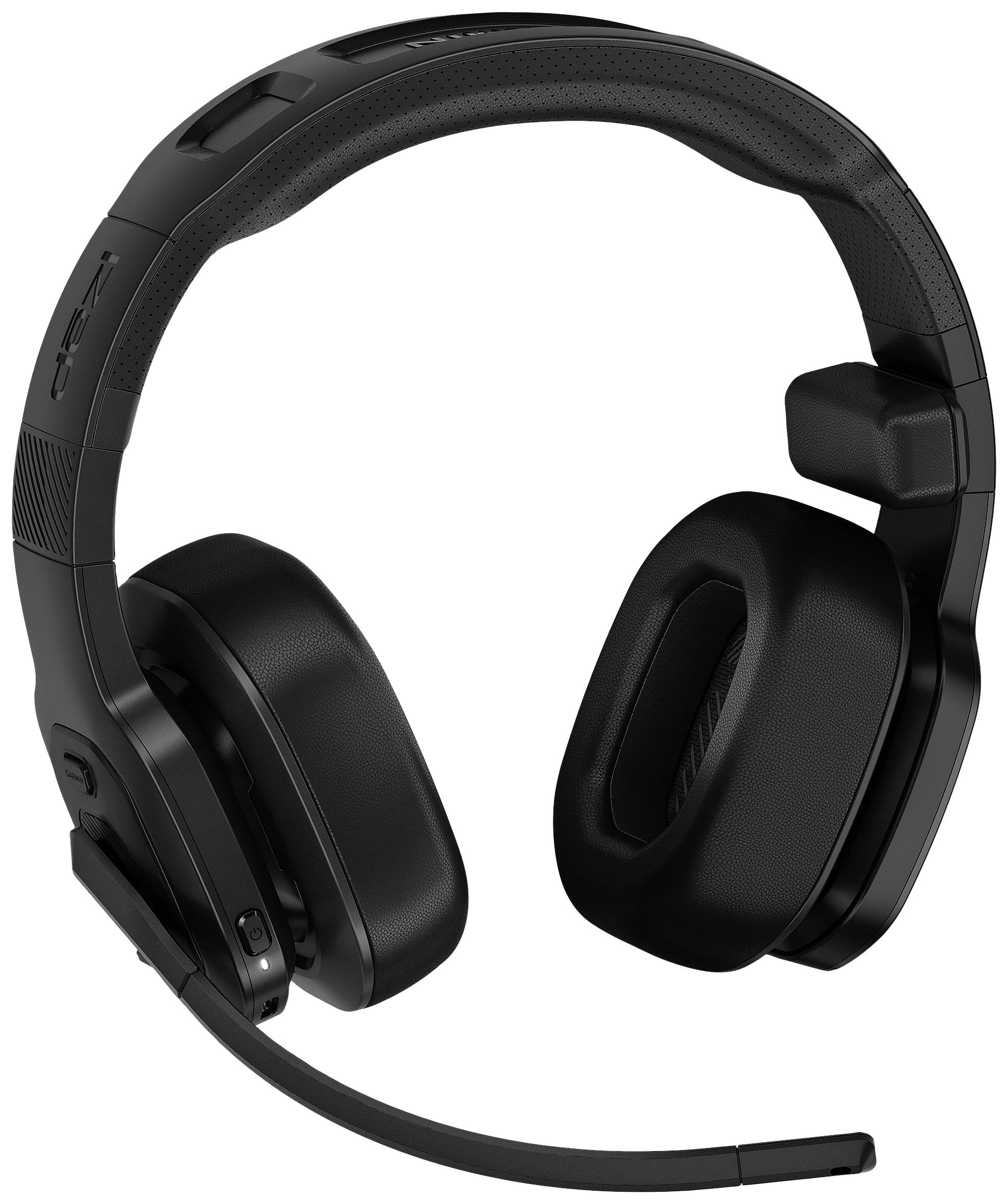 Schwarzes Gaming-Headset mit Mikrofonarm und komfortablen Ohrpolstern, geeignet für langes Tragen bei Spielen oder Anrufen.