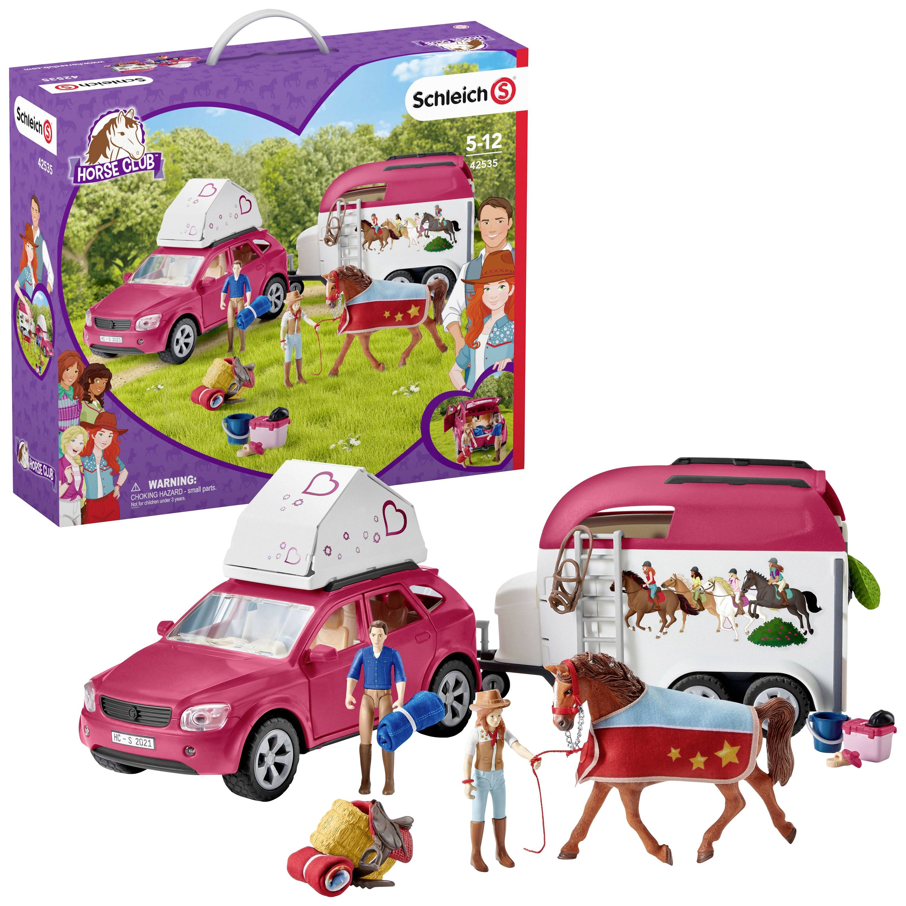 Schleich® Horse Club 42535 Abenteuer mit Auto und Pferdeanhänger