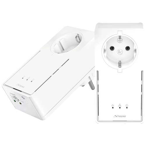 Strong POWERL2000DUOEU Powerline Einzeladapter Duo Set POWERL2000DUOEU 10 / 100 / 1000MBit/s Strong POWERL2000DUOEU Powerline Einzeladapter Duo Set POWERL2000DUOEU 10 / 100 / 1000MBit/s