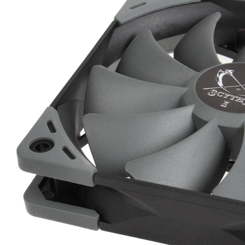 Scythe Kaze Flex 120 PWM Lüfter 300-1200U/min - 120mm PC-Gehäuse-Lüfter Schwarz (B x H x T) 120 x 120 x 27mm