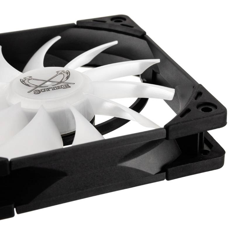 Scythe Scythe Kaze Flex RGB Lüfter, 1800 U/min - 120mm PC-Gehäuse-Lüfter Schwarz (B x H x T) 120 x 120 x 27 mm