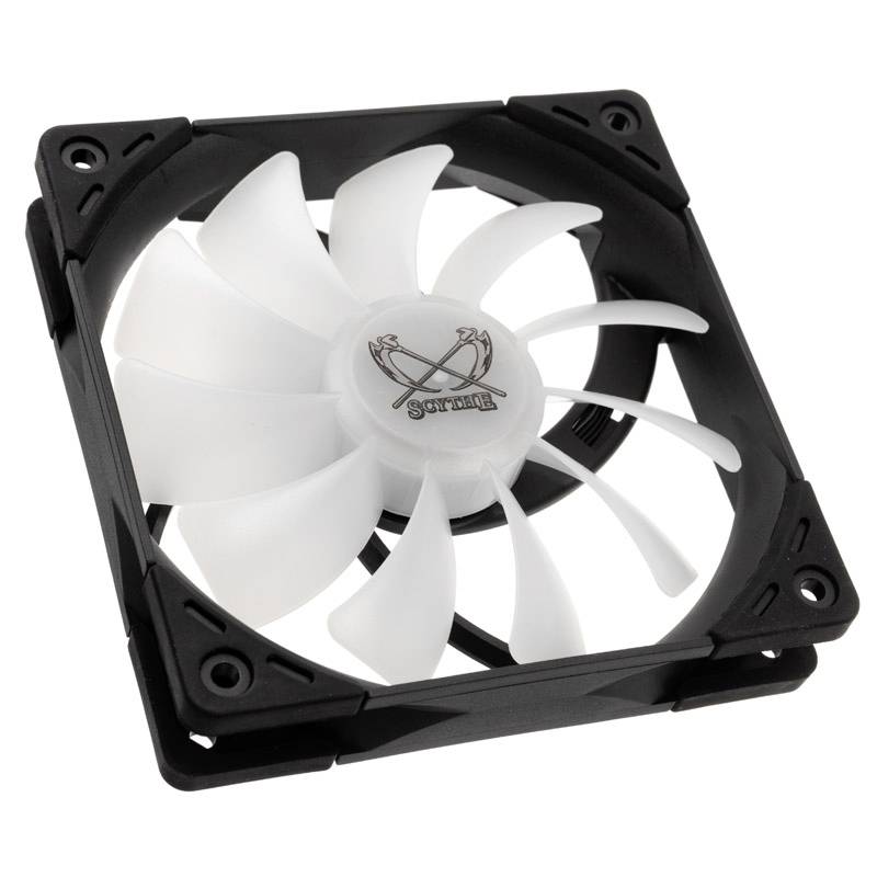 Scythe Scythe Kaze Flex RGB PWM Lüfter, 300-1200 U/min - 120mm PC-Gehäuse-Lüfter Schwarz (B x H x T) 120 x 120 x 27 mm