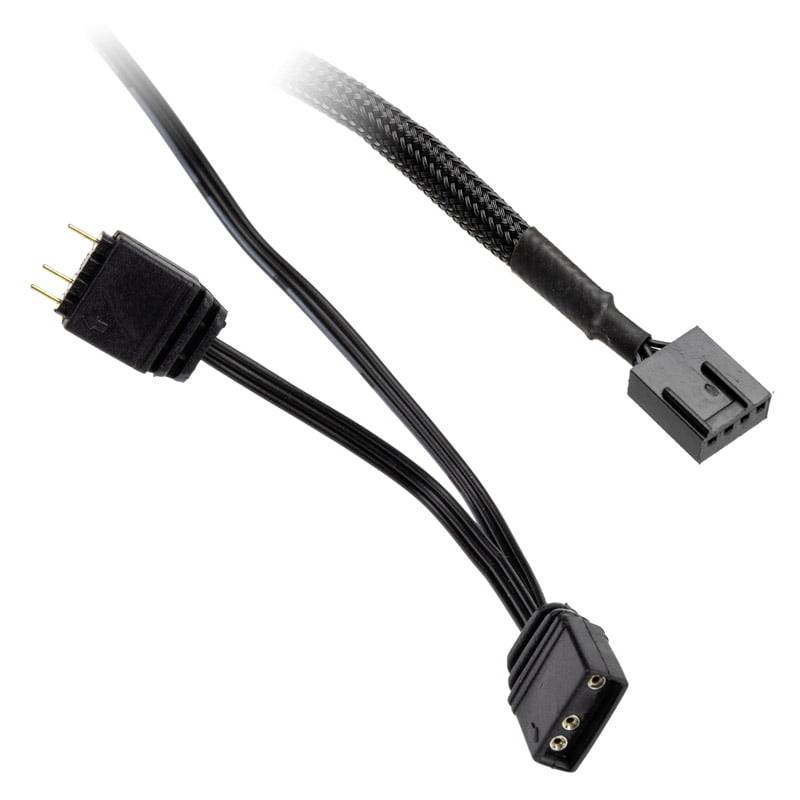 Scythe Scythe Kaze Flex 120 ARGB PWM Lüfter, 300-1800U/min - 120mm PC-Gehäuse-Lüfter Schwarz (B x H x T) 120 x 120 x 27 mm