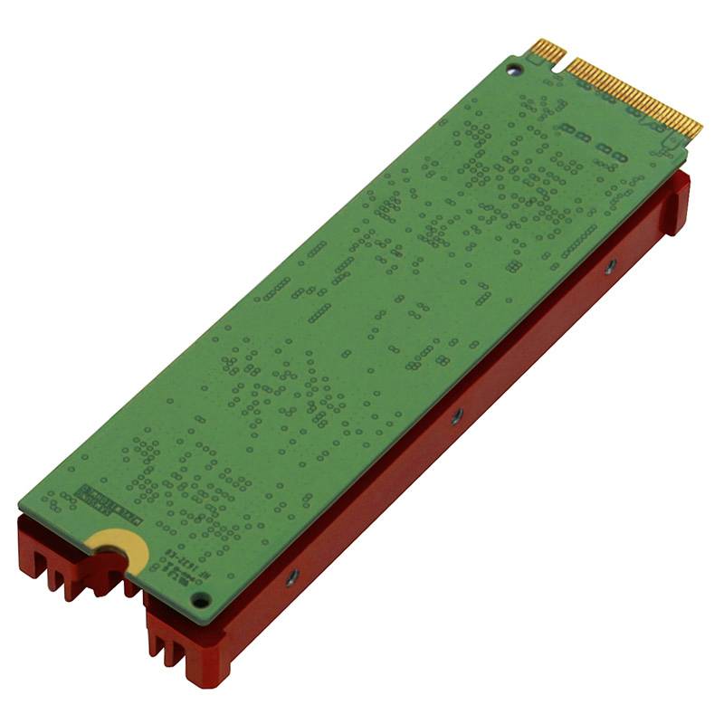 CLR-M2 - Solid-State-Laufwerk - Kühler - Schwarz - Rot - Aluminium - 76 mm - 24