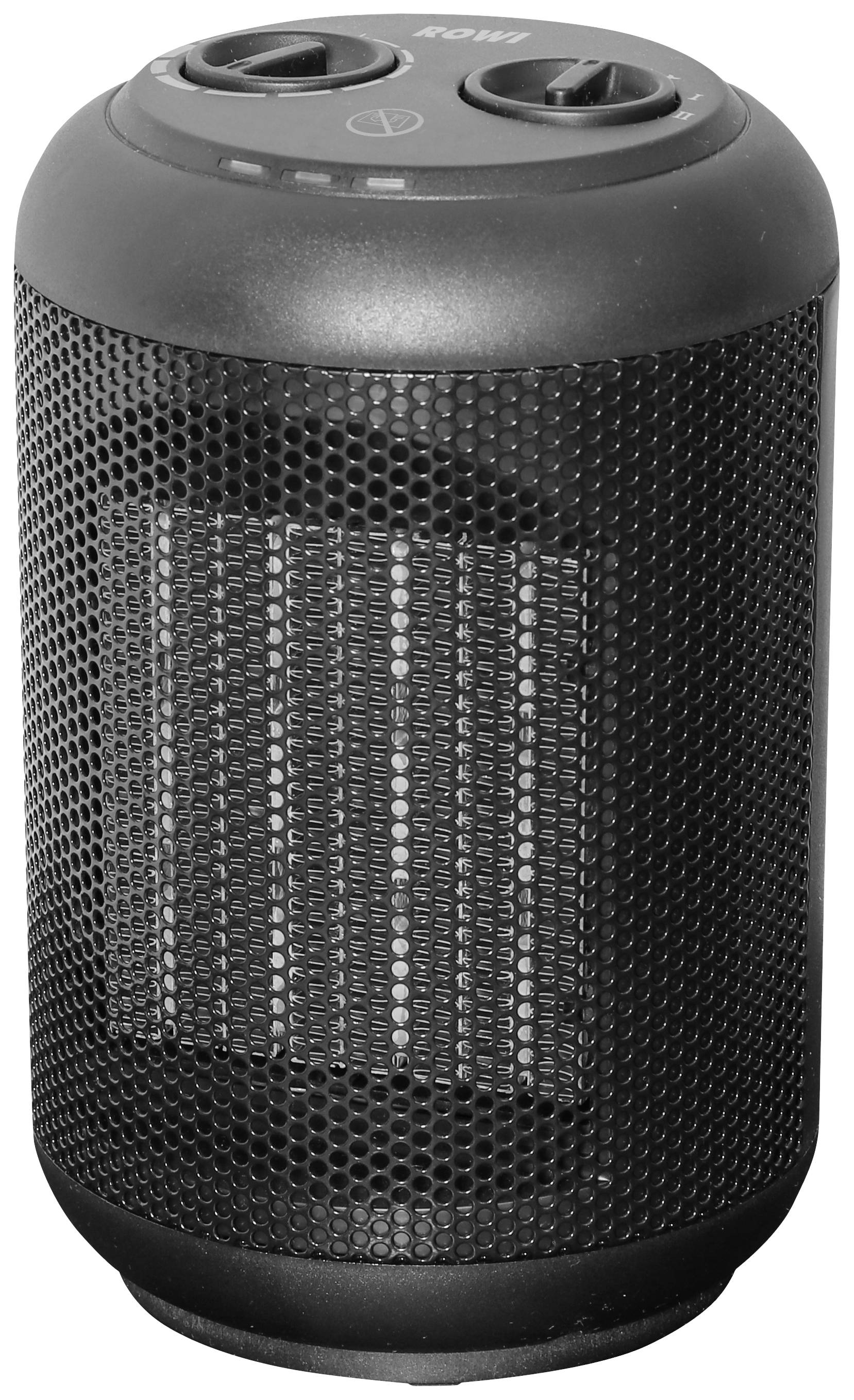 ROWI 1 03 03 0407 Keramik-Heizlüfter HKH 1500/2/5 O 45 m³ Schwarz