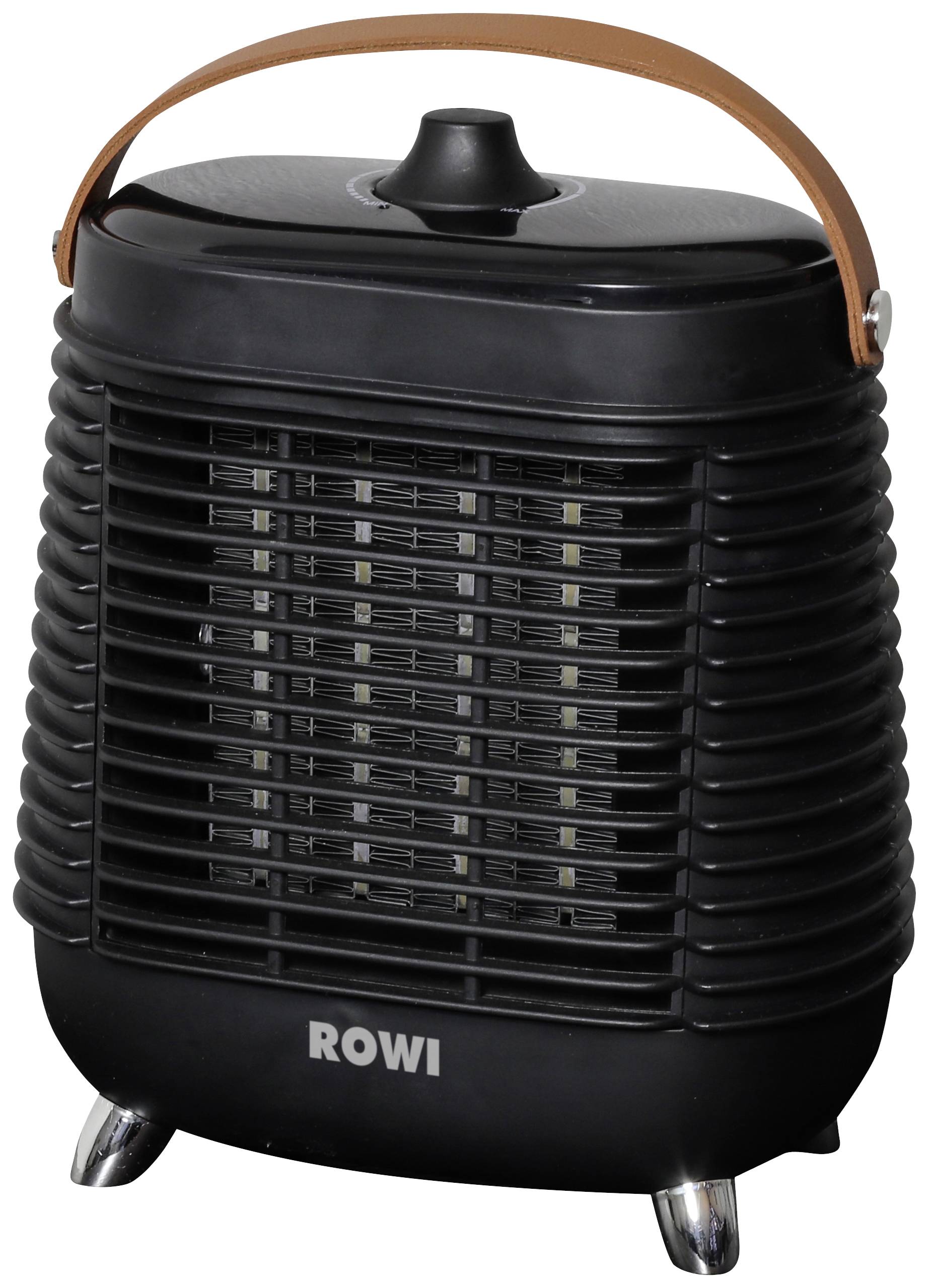 ROWI 1 03 03 0409 Keramik-Heizlüfter HKH 1500/1/1 Retro 45m³ Schwarz