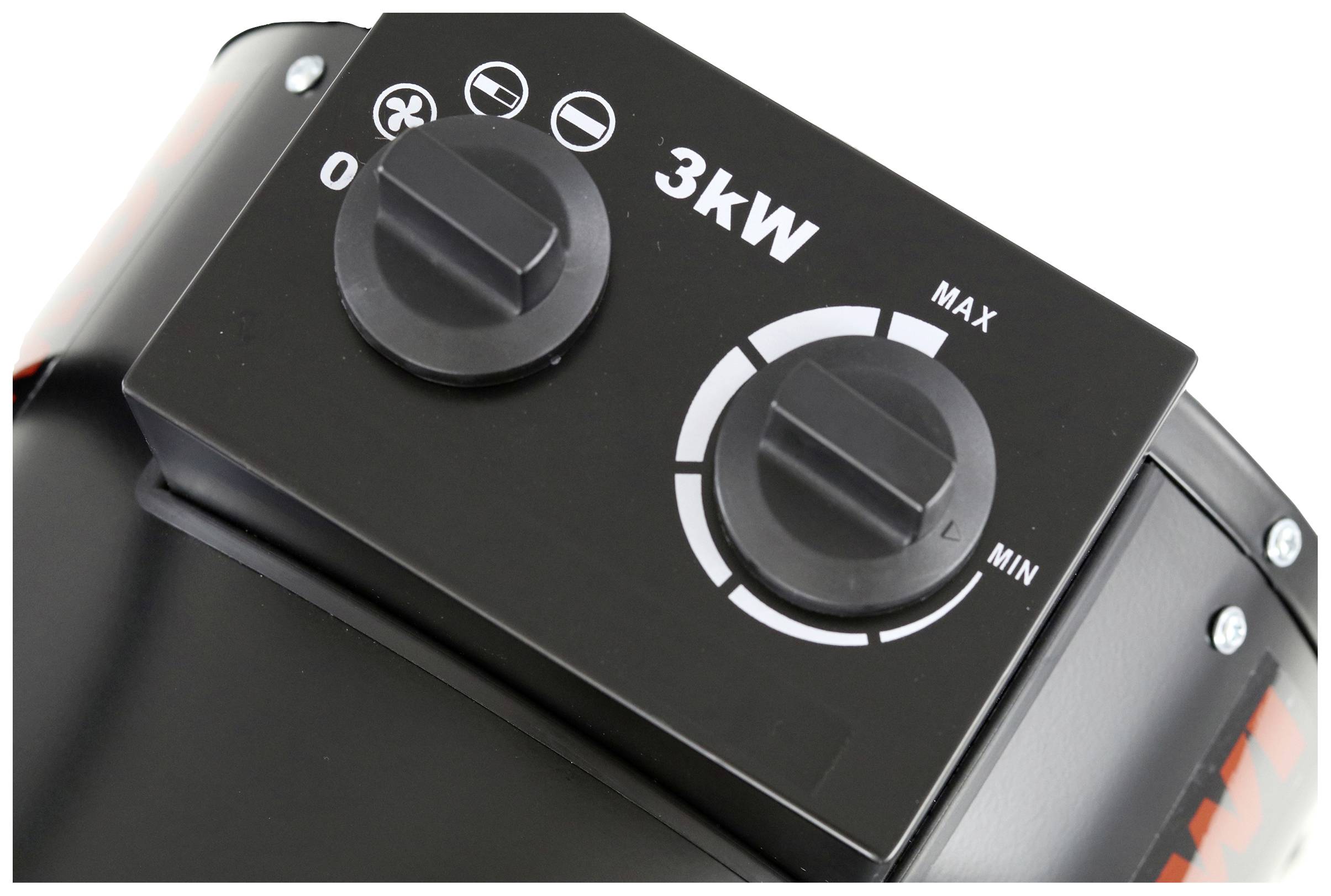 ROWI 1 03 03 0058 Heißluftgebläse HIH 3000/2/1 90m³ Schwarz