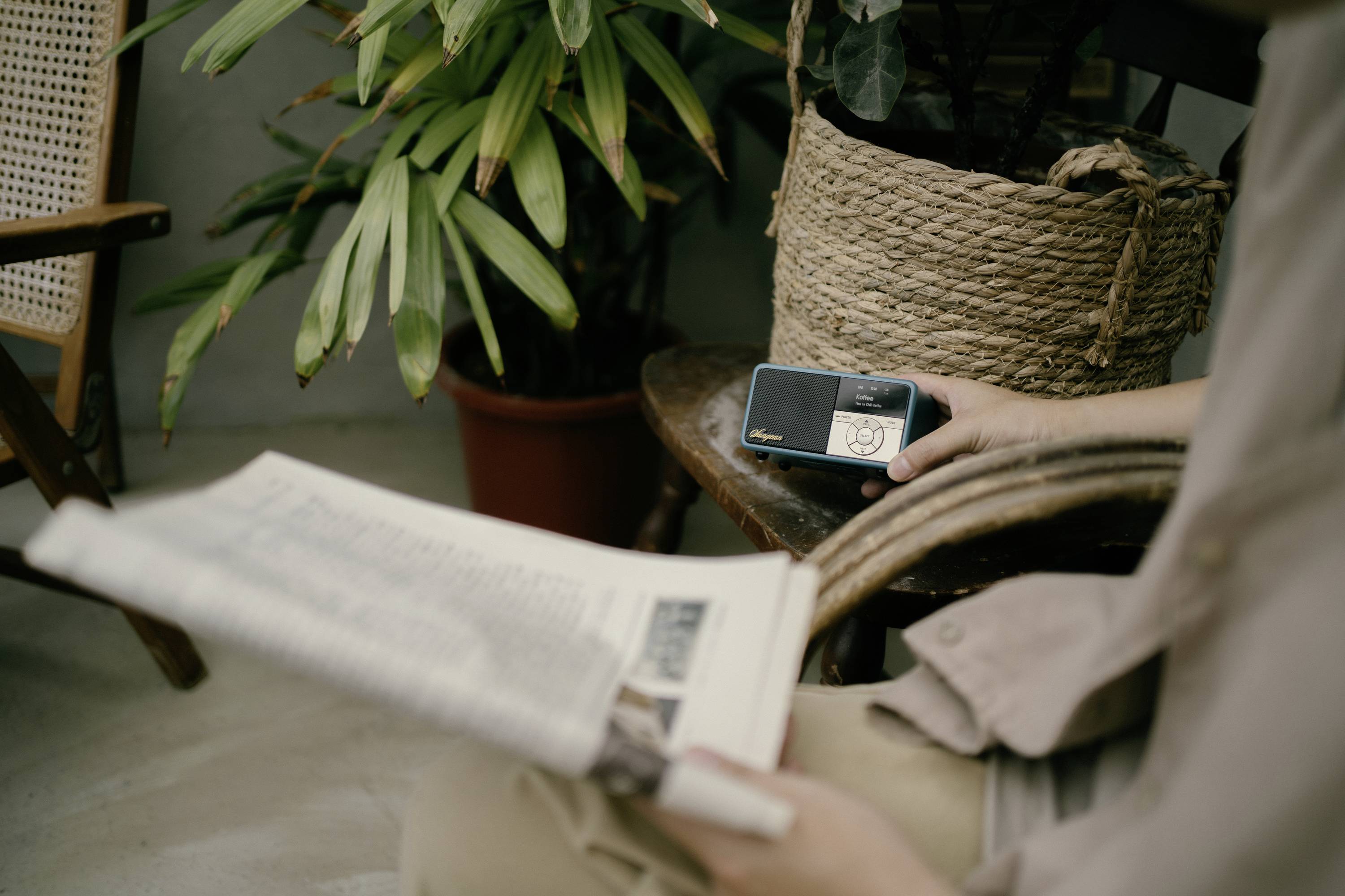 Sangean DDR-7X Tischradio DAB+, UKW AUX, Bluetooth® Tastensperre, wiederaufladbar Grün