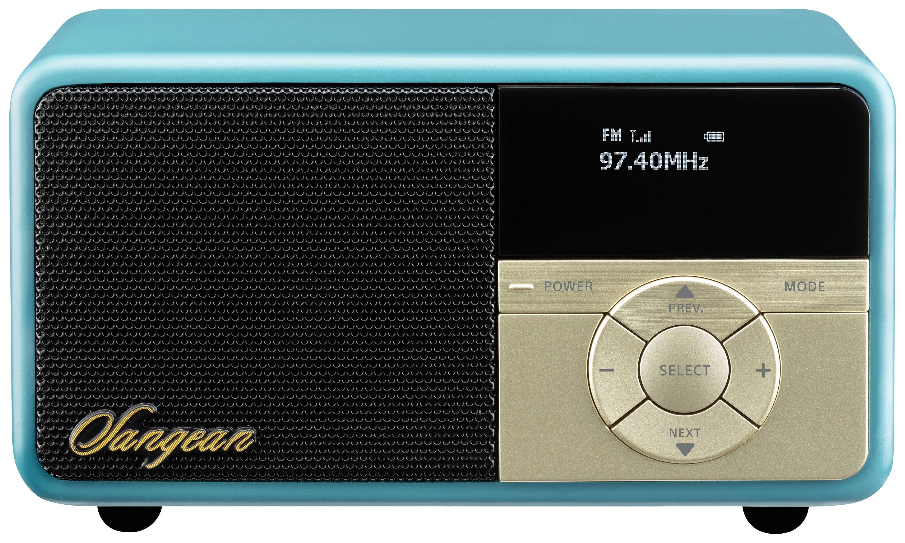 Sangean DDR-7X Tischradio DAB+, UKW AUX, Bluetooth® Tastensperre, wiederaufladbar Grün