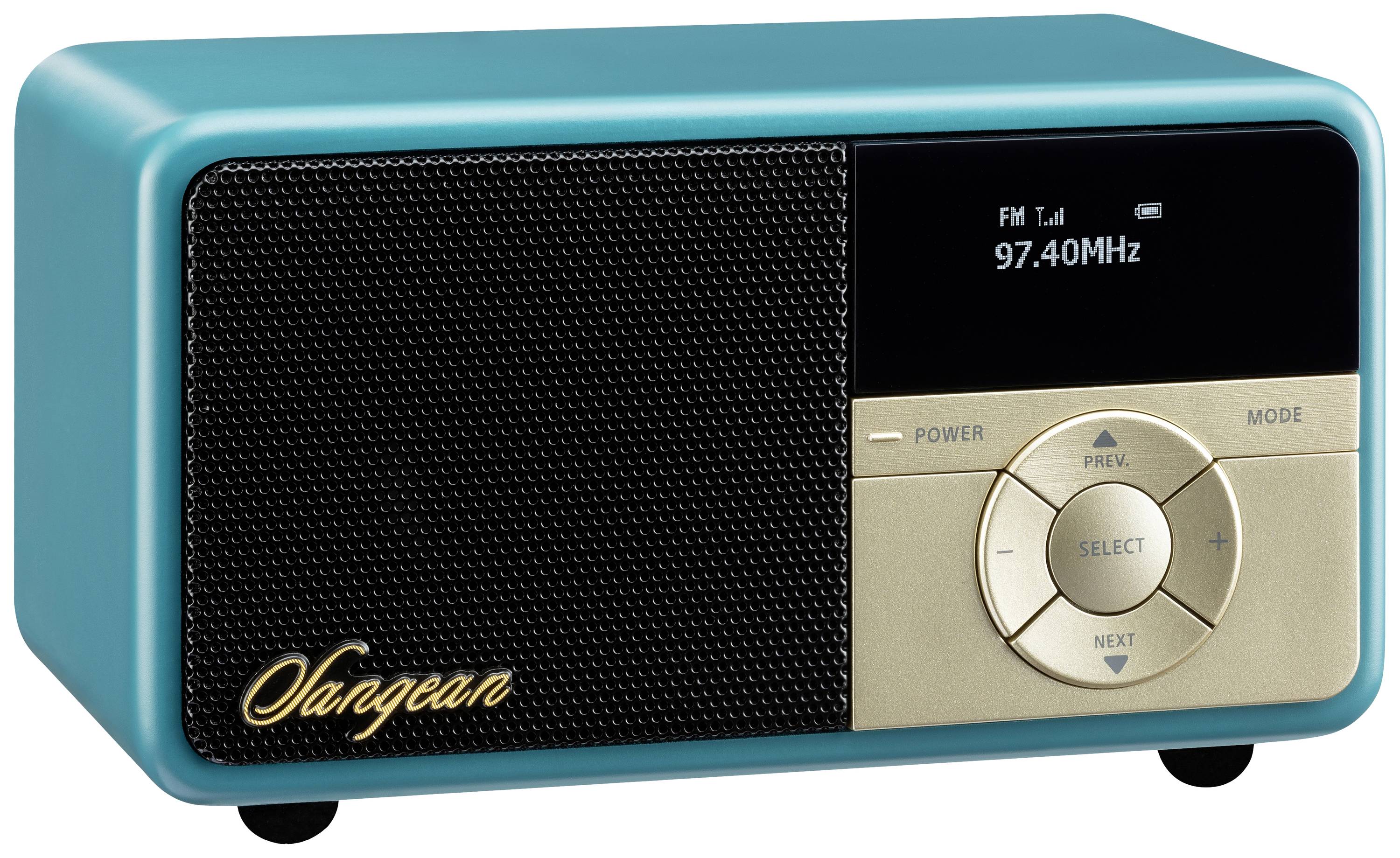 Sangean DDR-7X Tischradio DAB+, UKW AUX, Bluetooth® Tastensperre, wiederaufladbar Grün