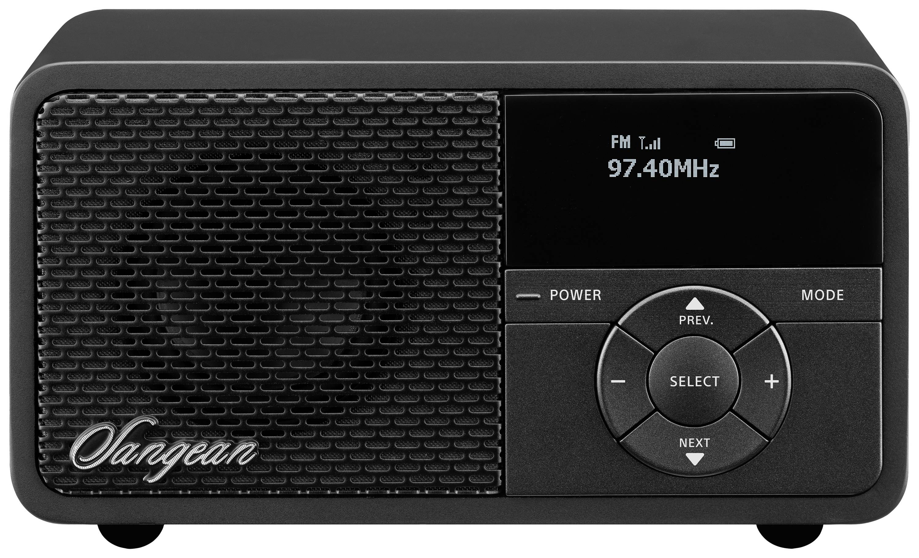 Sangean DDR-7X Tischradio DAB+, UKW AUX, Bluetooth® Tastensperre, wiederaufladbar Schwarz