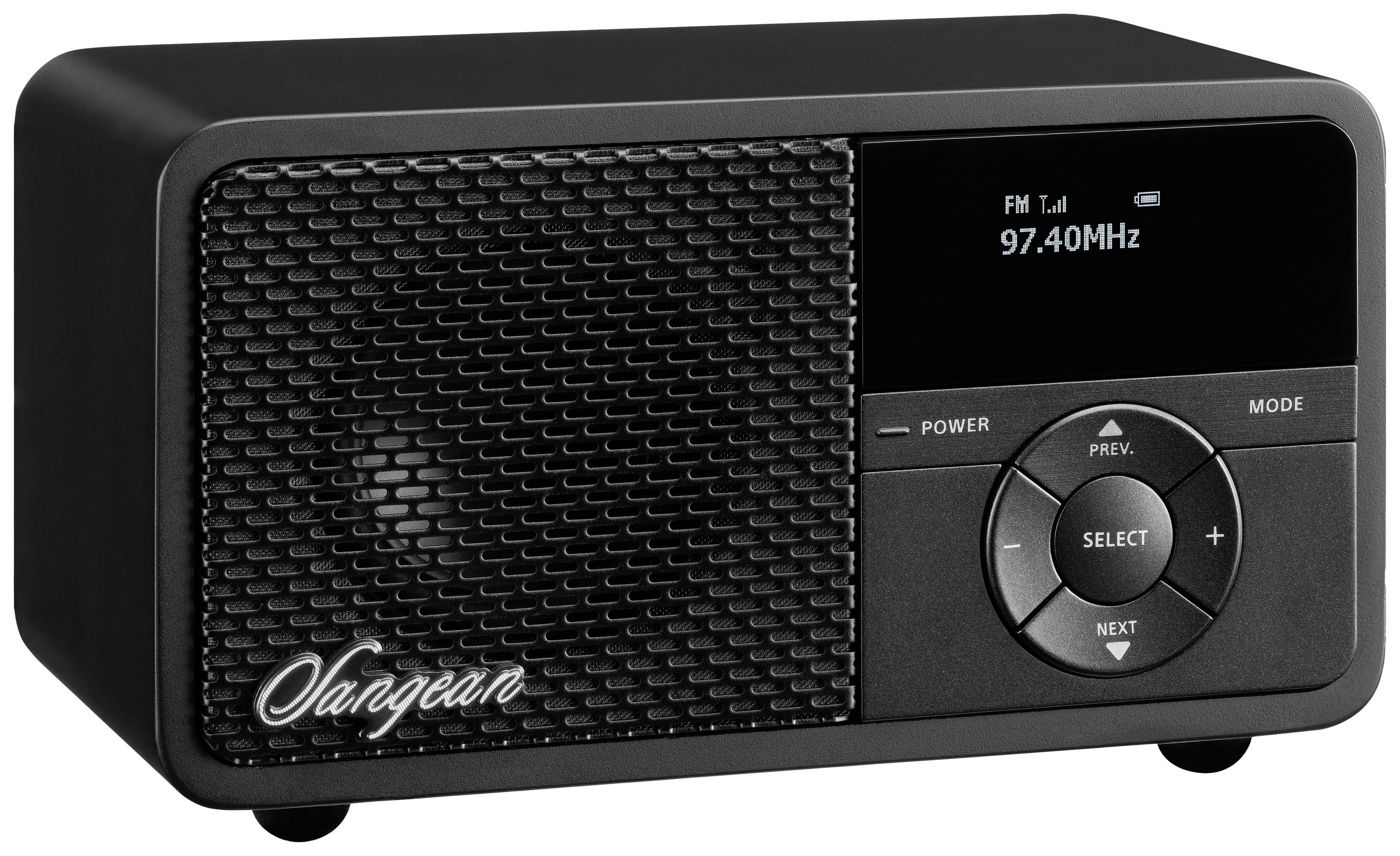 Sangean DDR-7X Tischradio DAB+, UKW AUX, Bluetooth® Tastensperre, wiederaufladbar Schwarz