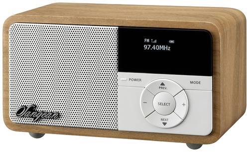 Sangean DDR-7X Tischradio DAB+, UKW AUX, Bluetooth®, DAB+, UKW Tastensperre, wiederaufladbar Holz (