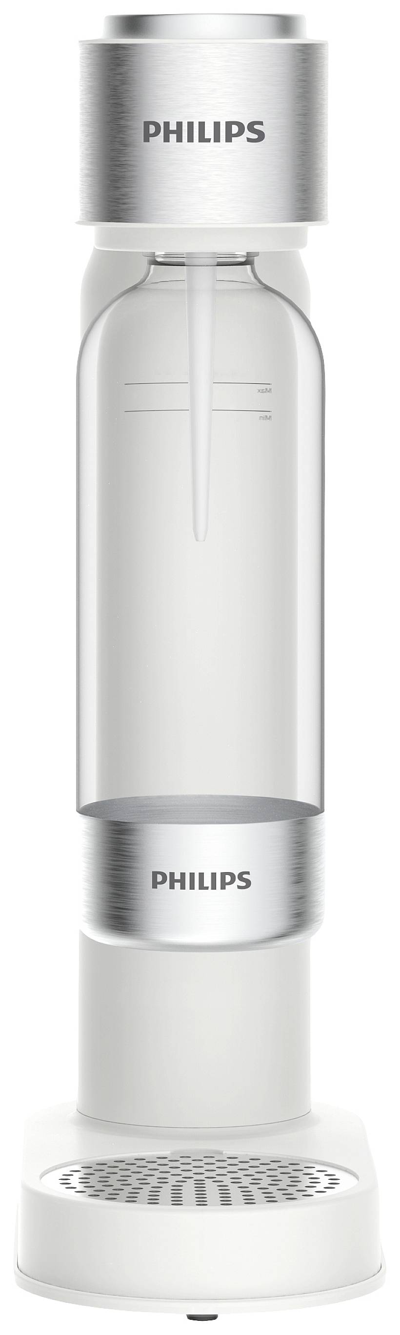 Philips Home Wassersprudler Aqua Soda Maker weiß Grundgerät, und 1 CO2-Zylinder, inkl. 1 PET-Flasche