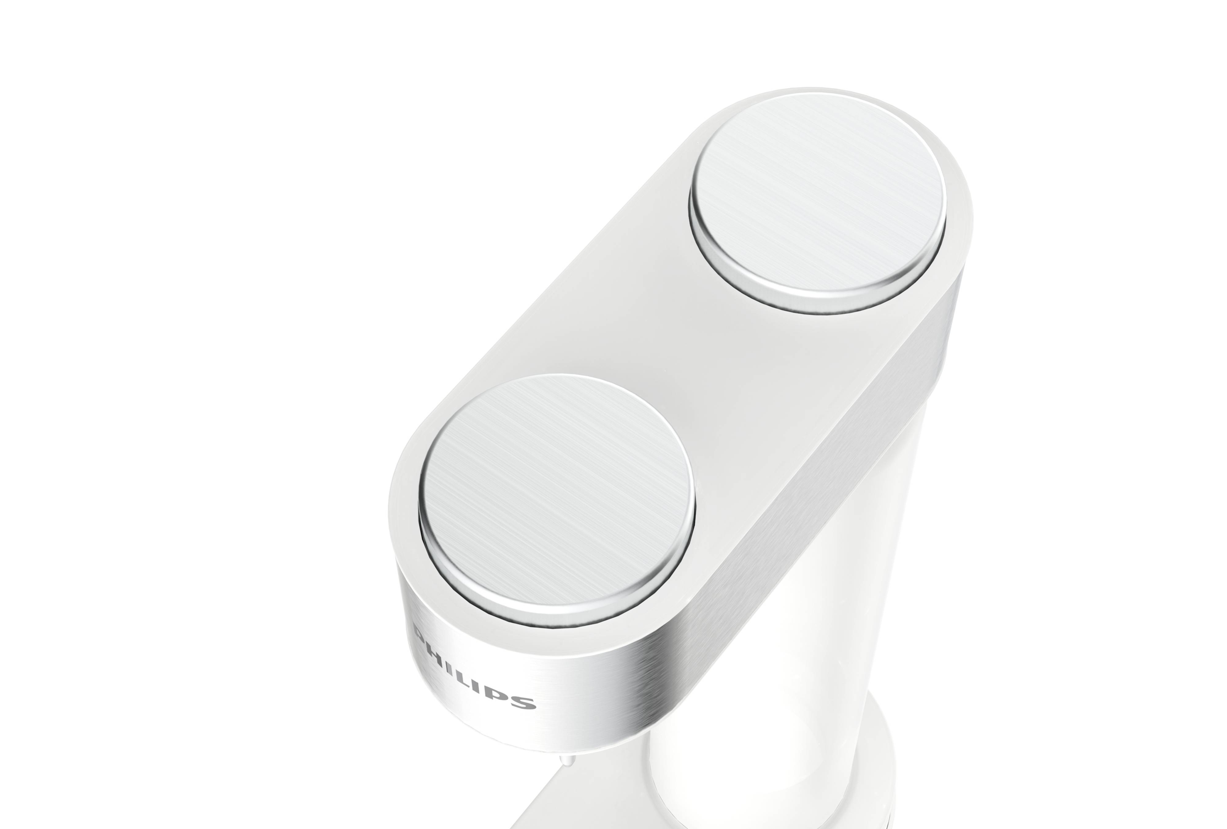 Philips Home Wassersprudler Aqua Soda Maker weiß Grundgerät, und 1 CO2-Zylinder, inkl. 1 PET-Flasche