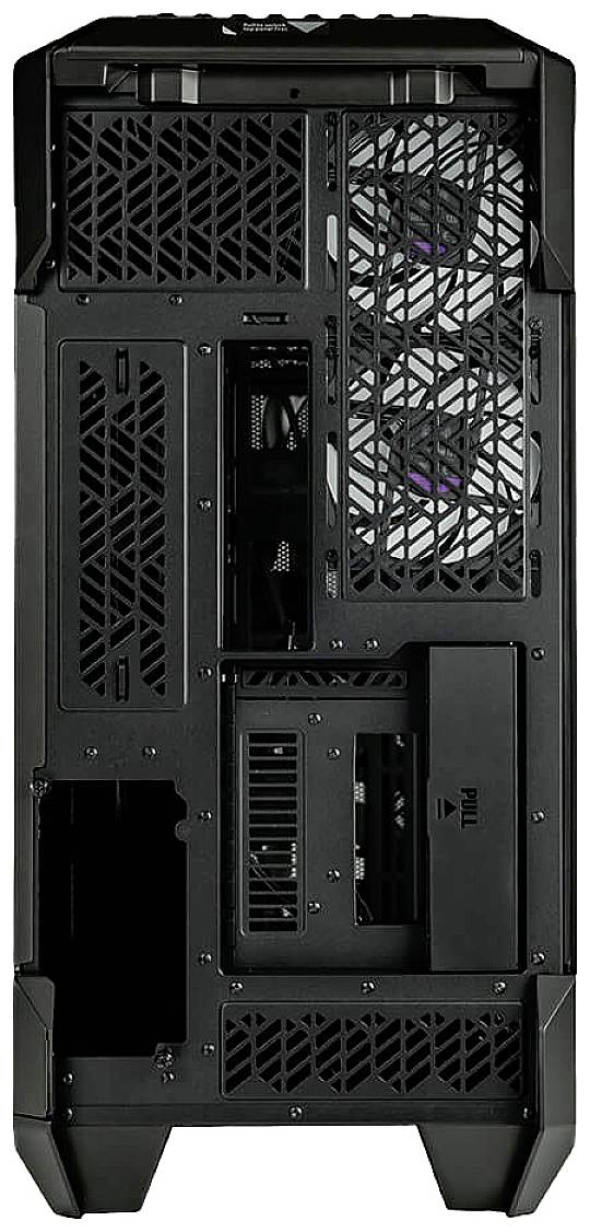 Cooler Master HAF 700 EVO Full Tower PC-Gehäuse Grau Staubfilter, 2 Vorinstallierte LED Lüfter, Seitenfenster, Integrierte Beleuchtung