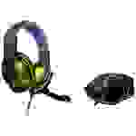 Pixminds Gaming mouse & headset Corded Optical Black 6 Buttons 12000 dpi Backlit