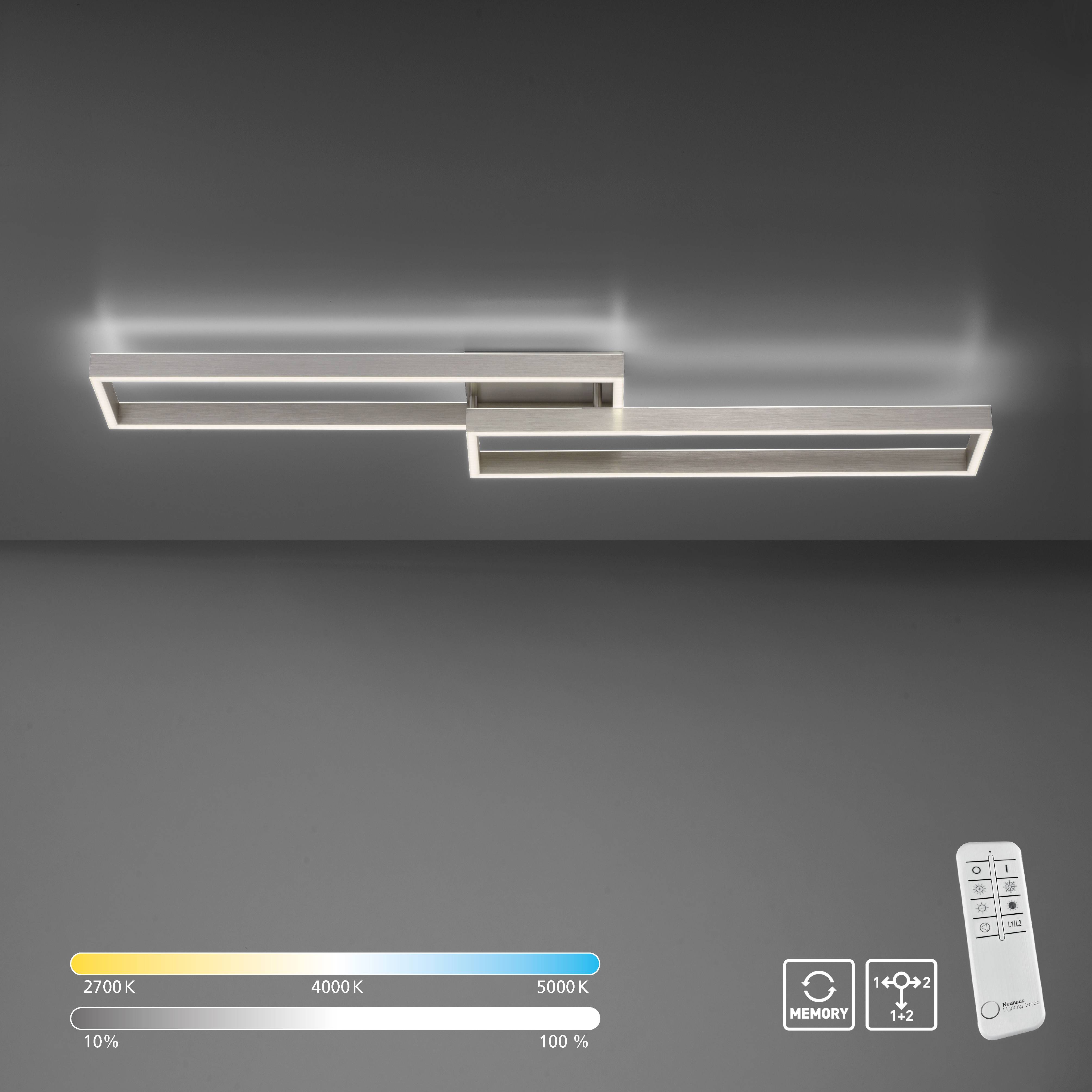 Paul Neuhaus 6231-55 LED-Deckenleuchte LED 40W Stahl