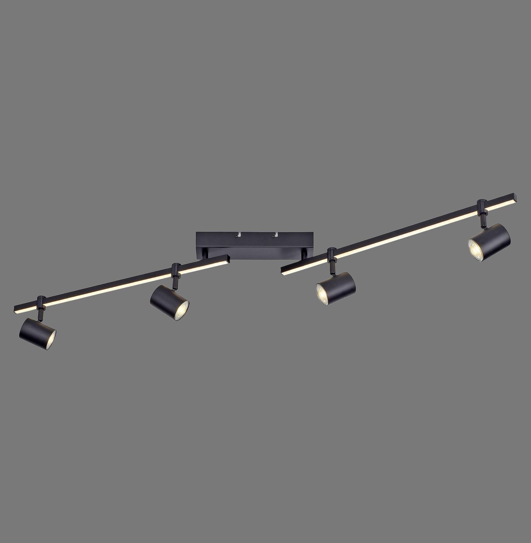 Paul Neuhaus 6525-18 LED-Deckenleuchte LED GU10 28W Schwarz