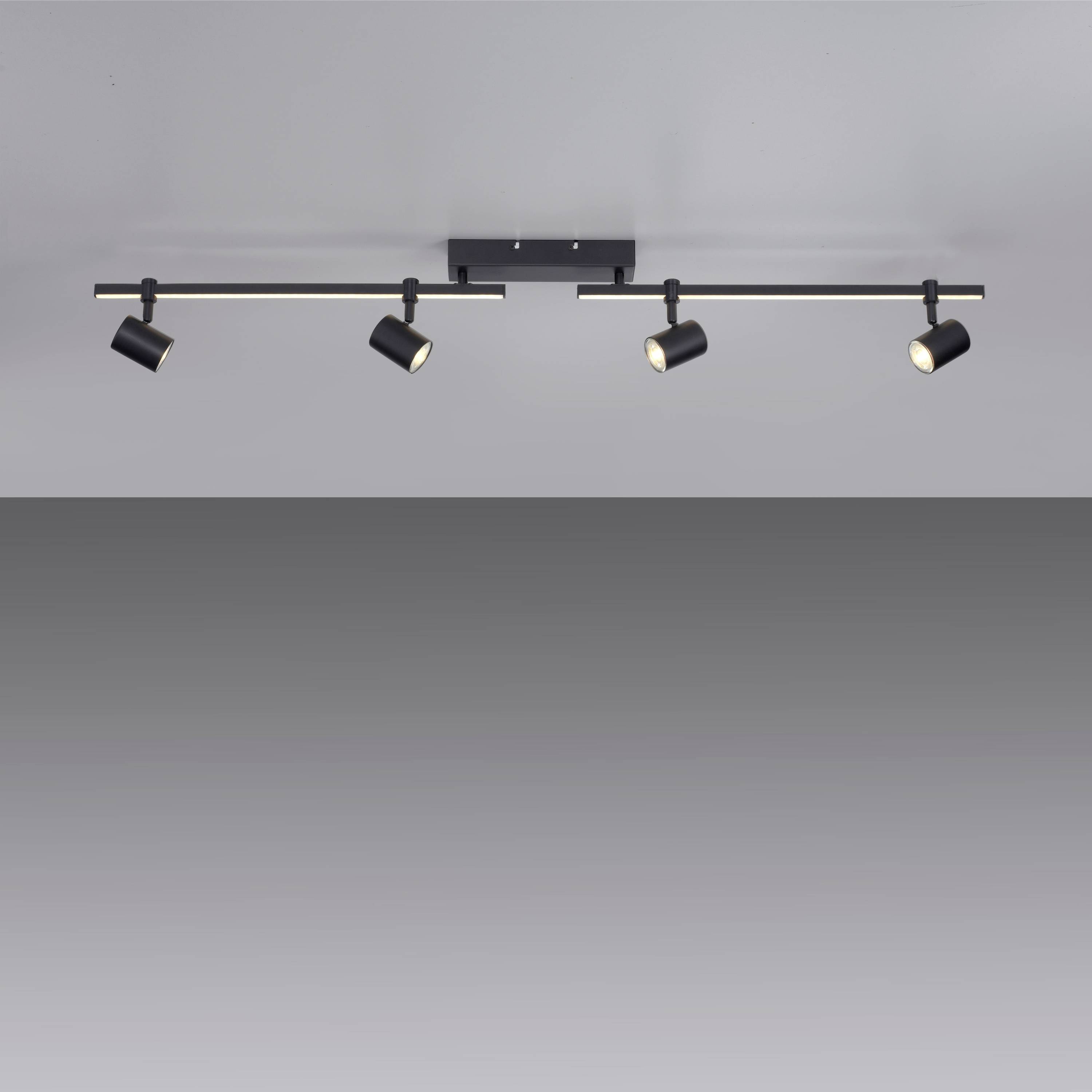 Paul Neuhaus 6525-18 LED-Deckenleuchte LED GU10 28W Schwarz