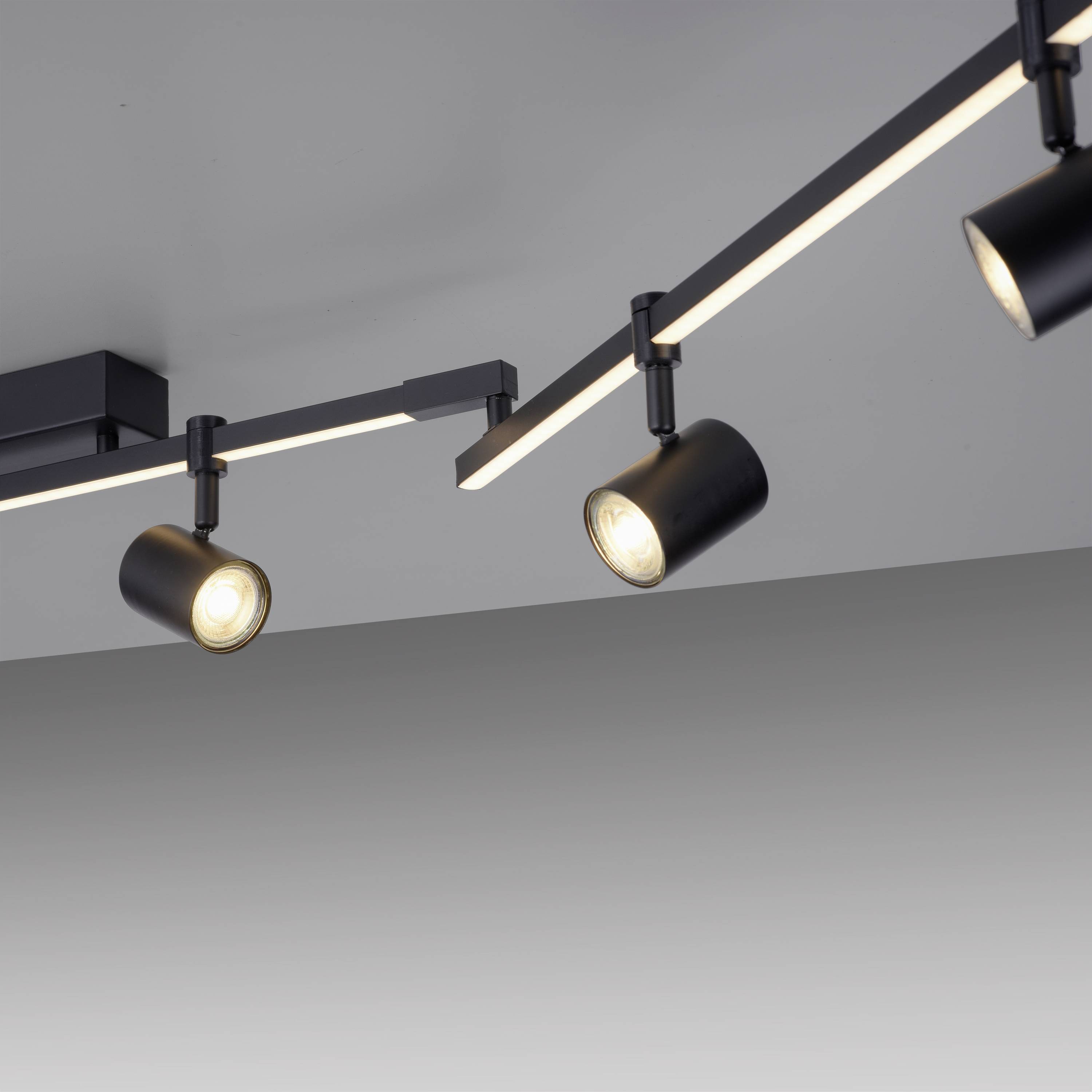 Paul Neuhaus 6526-18 LED-Deckenleuchte LED GU10 42 W Schwarz