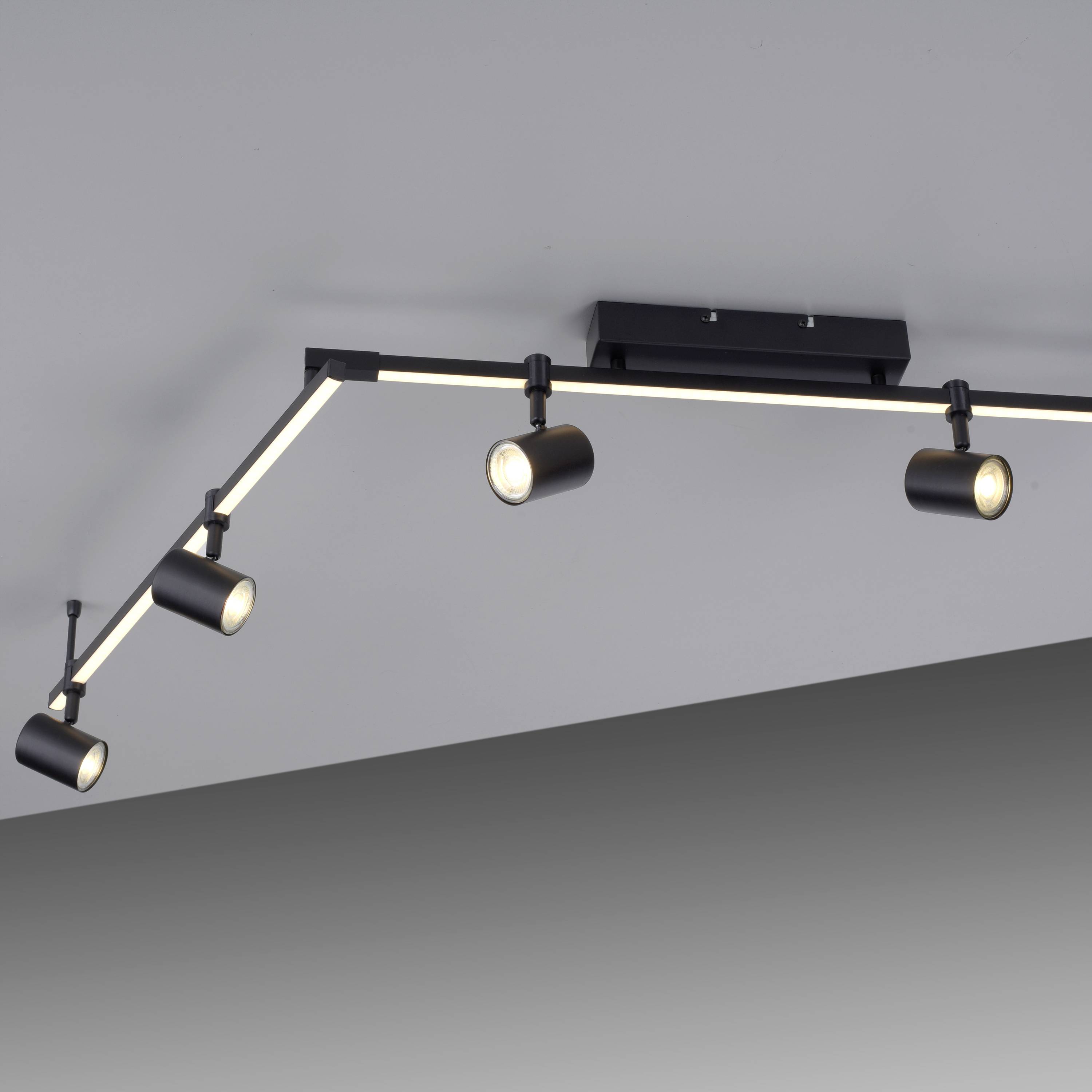 Paul Neuhaus 6526-18 LED-Deckenleuchte LED GU10 42 W Schwarz