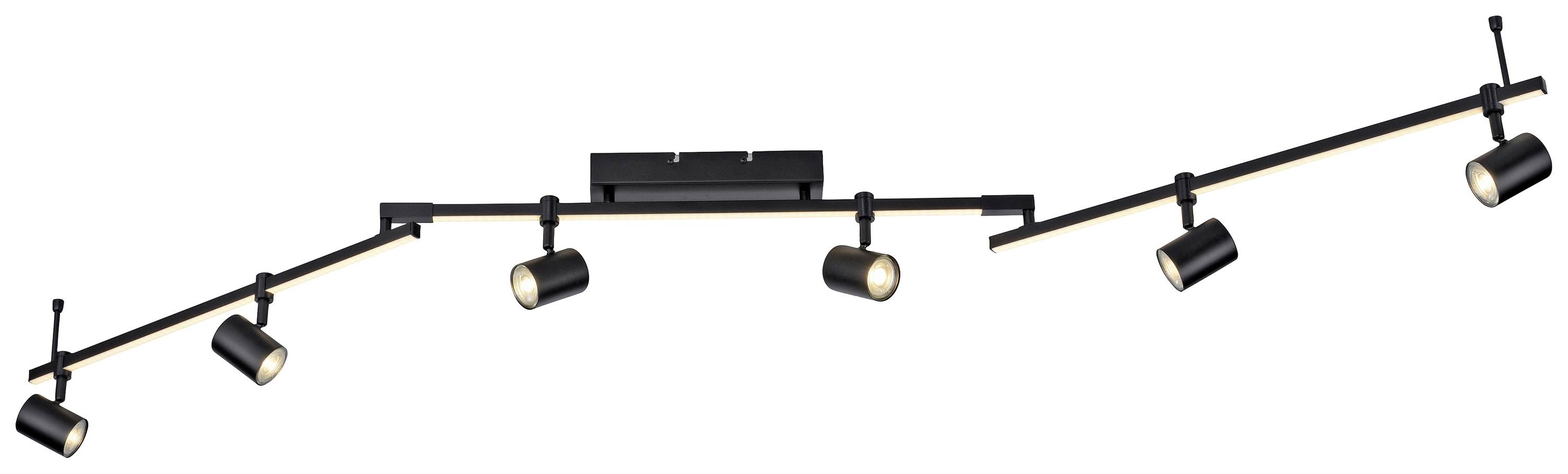 Paul Neuhaus 6526-18 LED-Deckenleuchte LED GU10 42W Schwarz