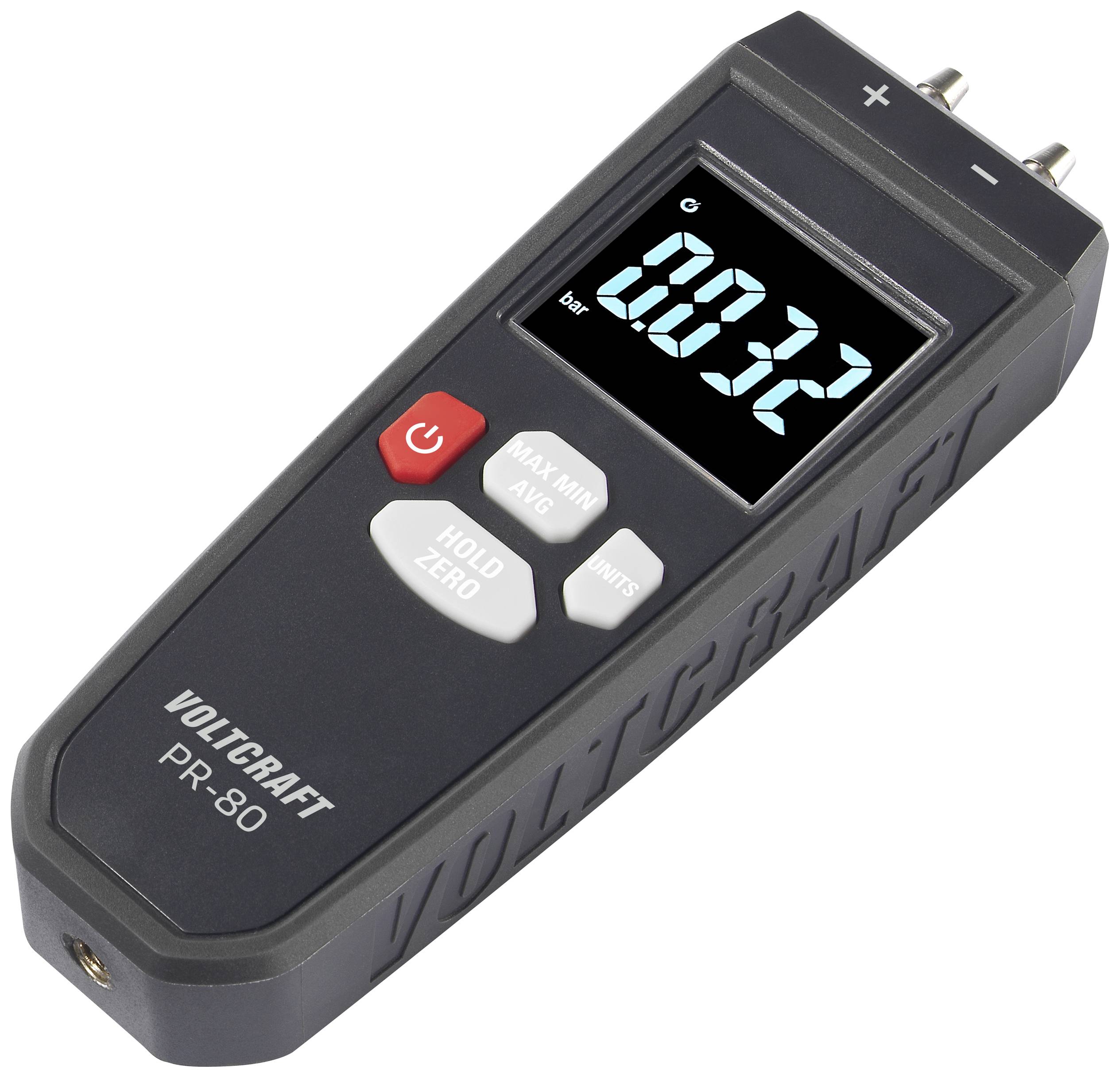 VOLTCRAFT PR-80 Differenz-Druckmessgerät Luftdruck