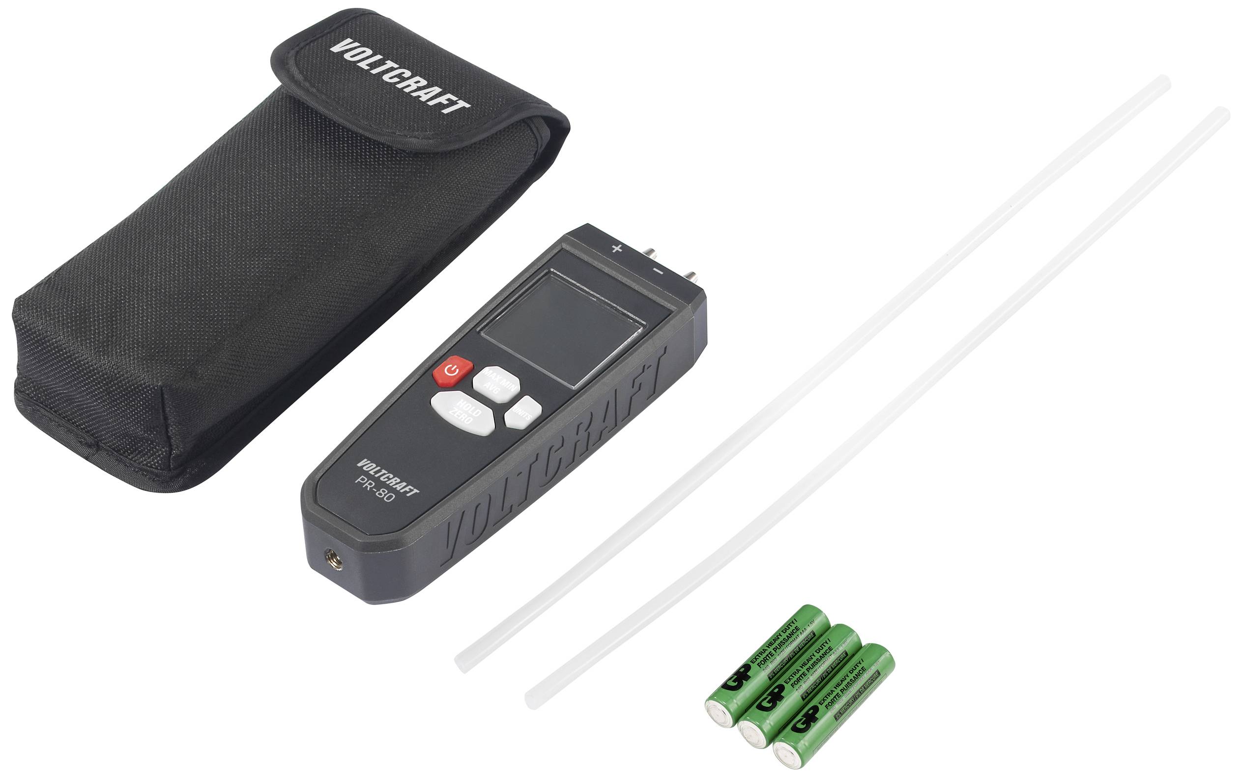 VOLTCRAFT PR-80 Differenz-Druckmessgerät Luftdruck