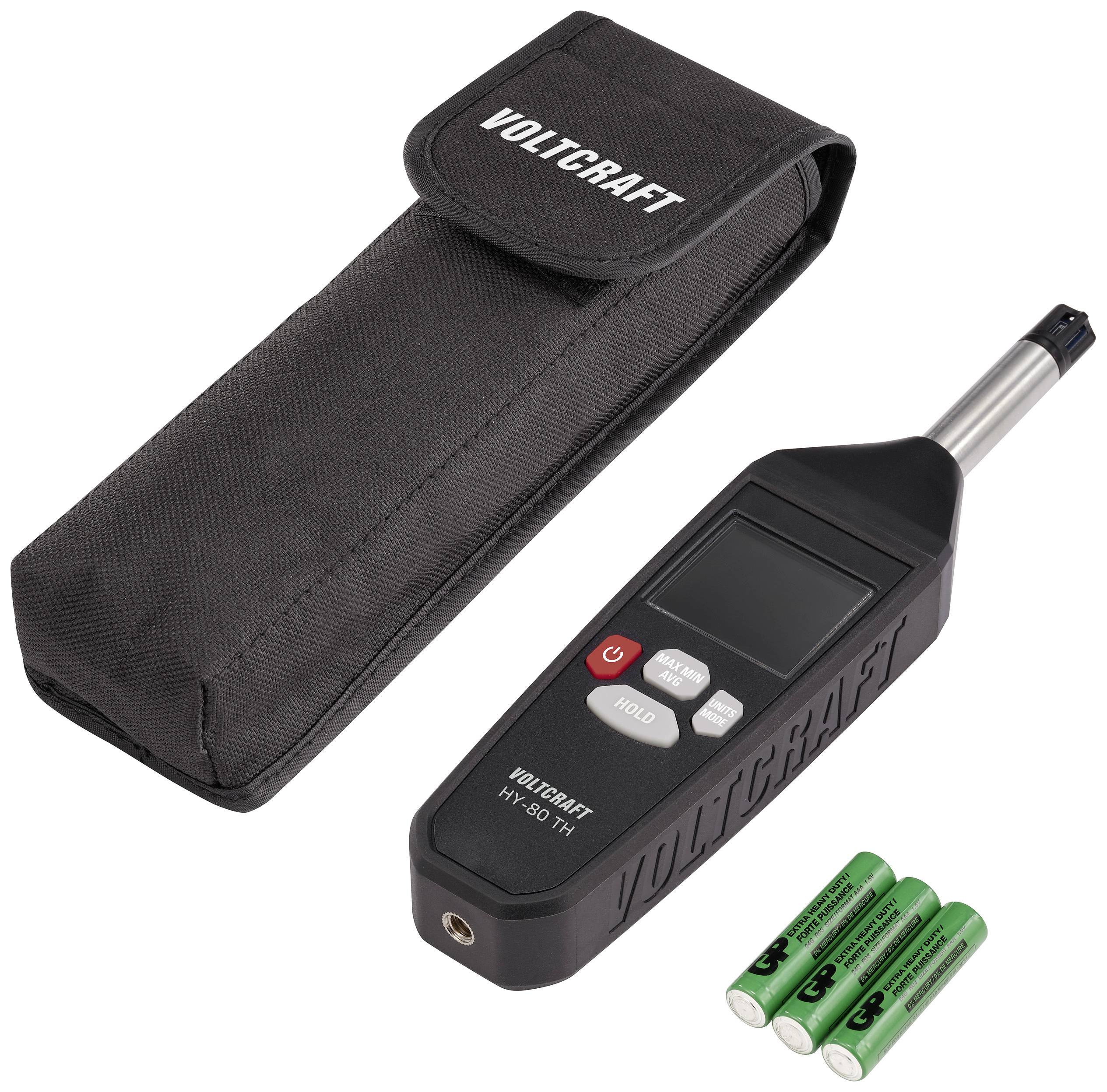 VOLTCRAFT HY-80 TH Luftfeuchtemessgerät (Hygrometer) 0% rF 100% rF Set Hygrometer