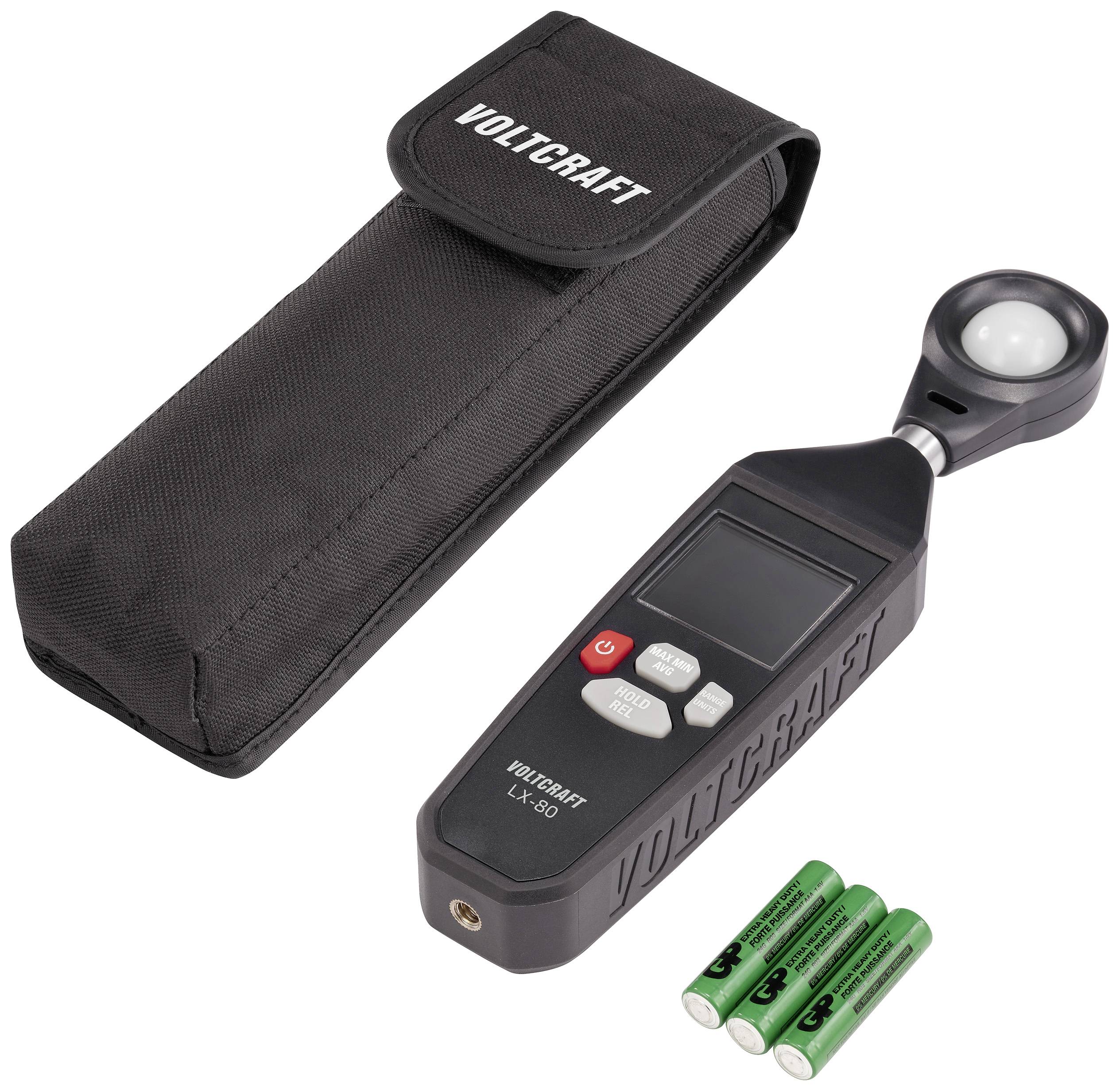 VOLTCRAFT VC-13101385 LX-80 Luxmeter 0.0 - 200000 lx