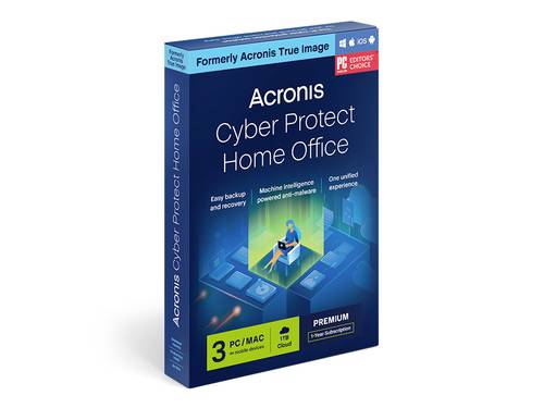 Acronis Cyber Protect Home Office Premium EU Jahreslizenz, 3 Lizenzen Windows, Mac, iOS, Android Sic  - Onlineshop Voelkner