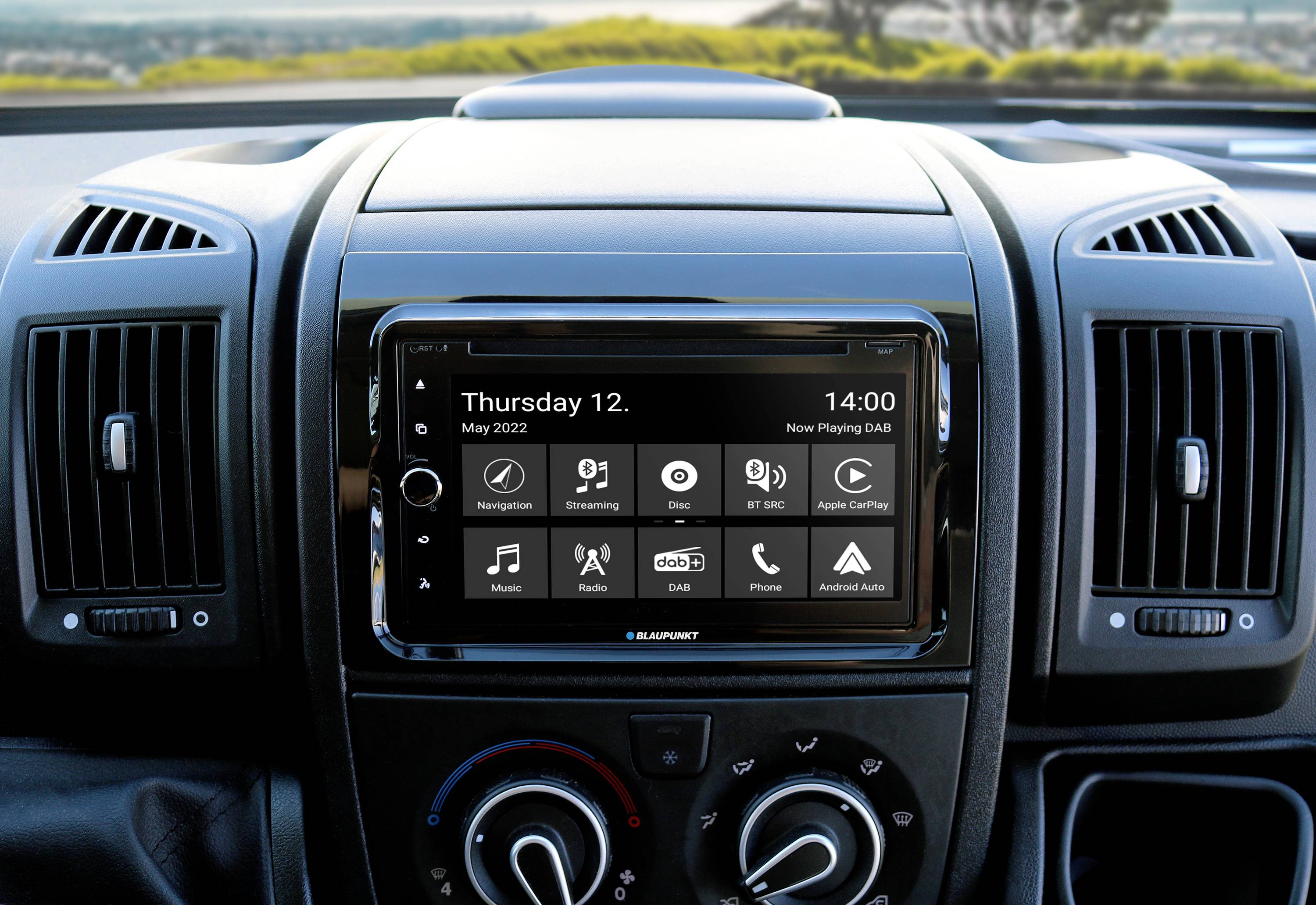 Blaupunkt Camper 700 Moniceiver DAB+ Tuner, Bluetooth®-Freisprecheinrichtung, Anschluss für Rückfahrkamera, Anschluss für