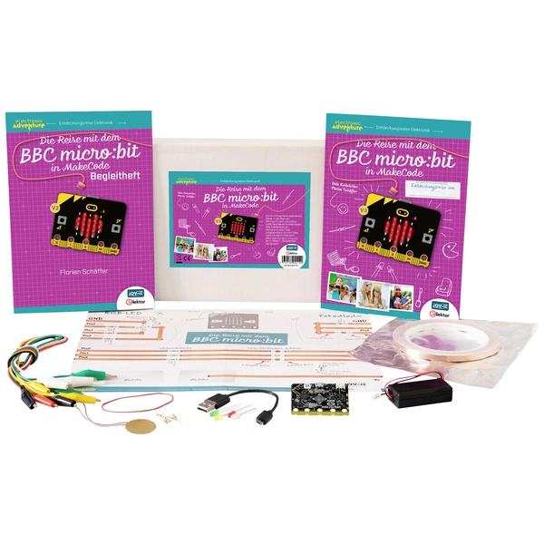 Joy-it Electronic Adventure "Die Reise mit dem micro:bit" V2 - Class Room Kit BBC micro:bit, Basteln, Elektrische Stromkreise Joy-it Electronic Adventure "Die Reise mit dem micro:bit" V2 - Class Room Kit BBC micro:bit, Basteln, Elektrische Stromkreise