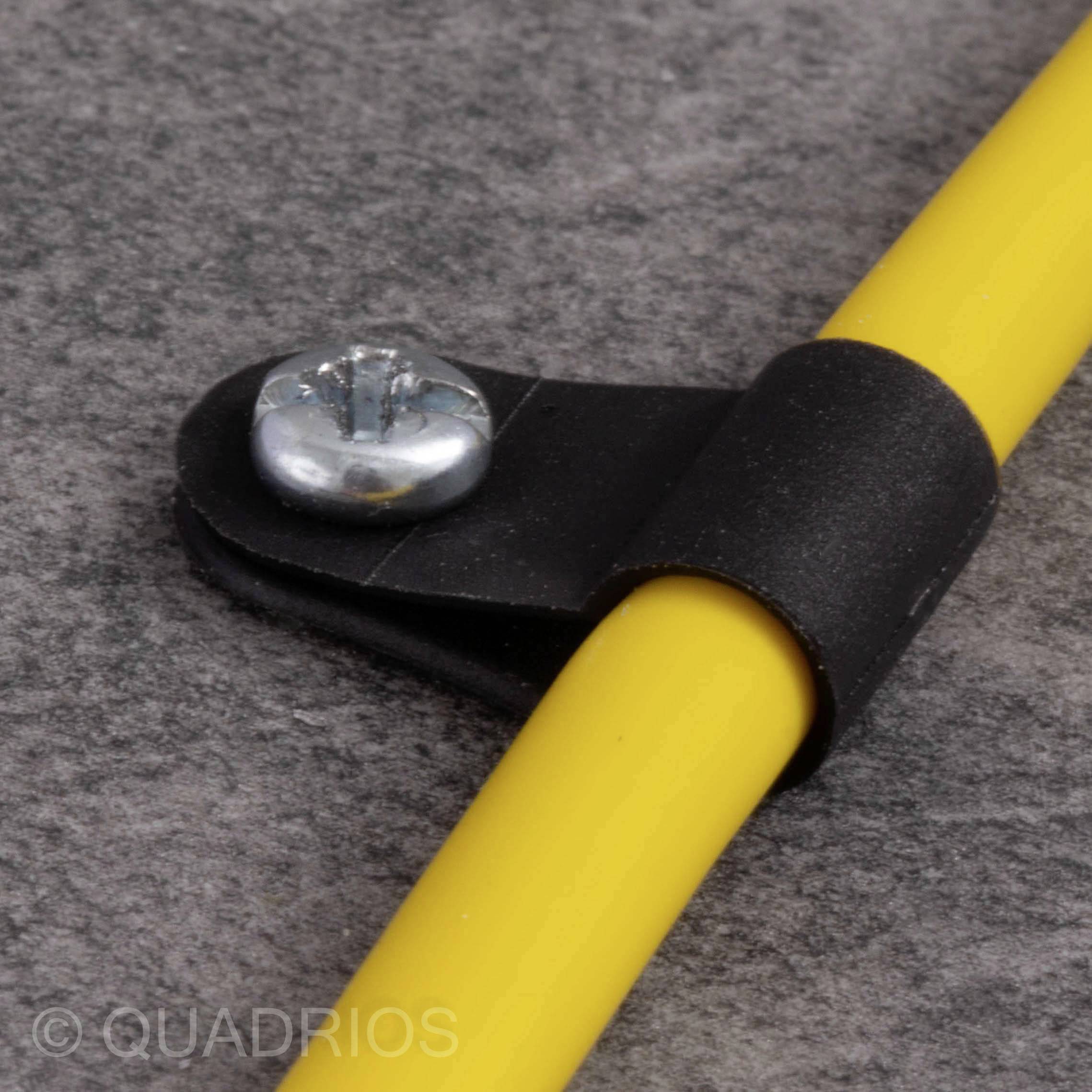Quadrios 22CA157 Befestigungsschelle schraubbar 22CA157 Bündel-Ø-Bereich 13.2mm (max) Schwarz 1 Set