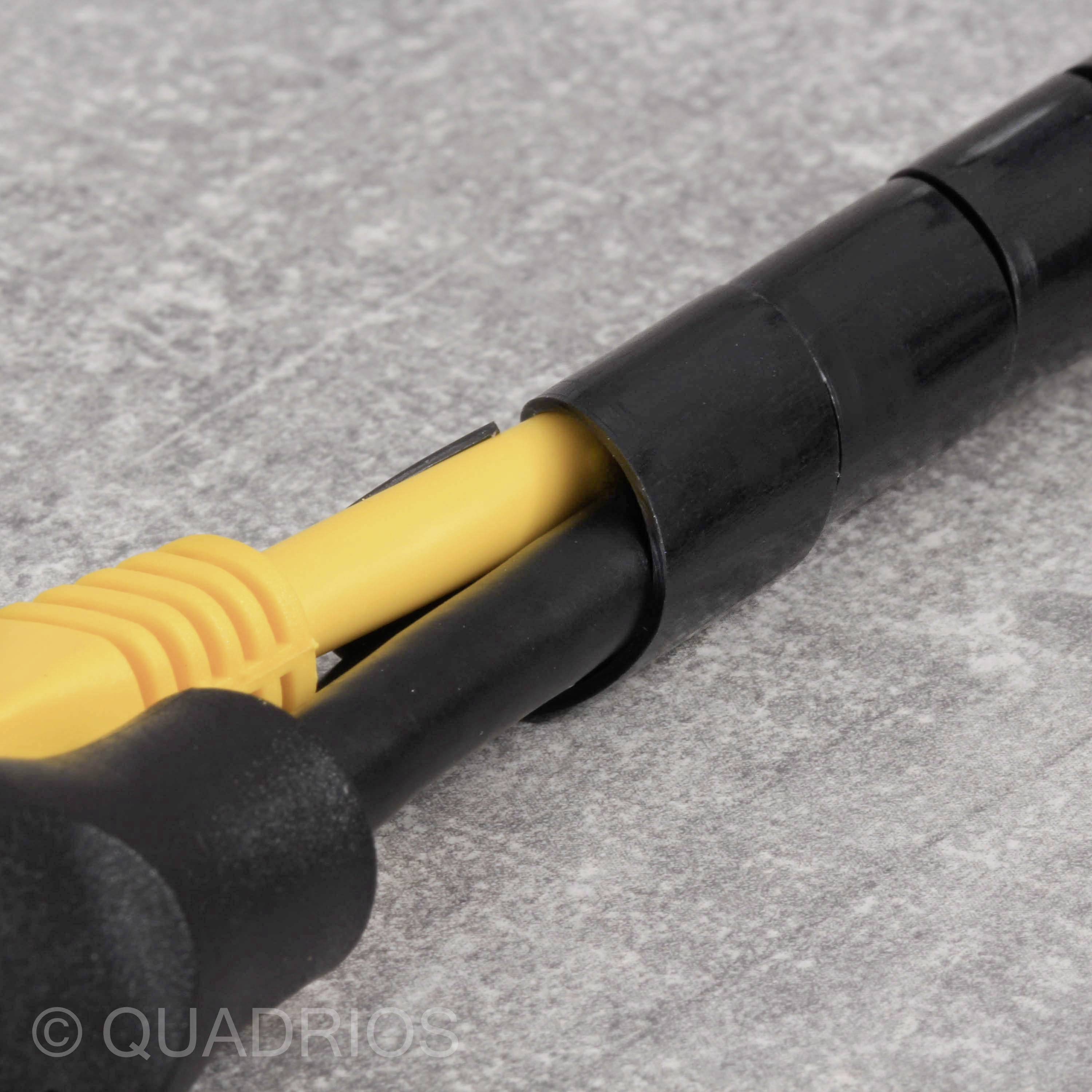 Quadrios 2111C146 2111C146 Spiralschlauch 12 bis 70mm Schwarz 1 Set