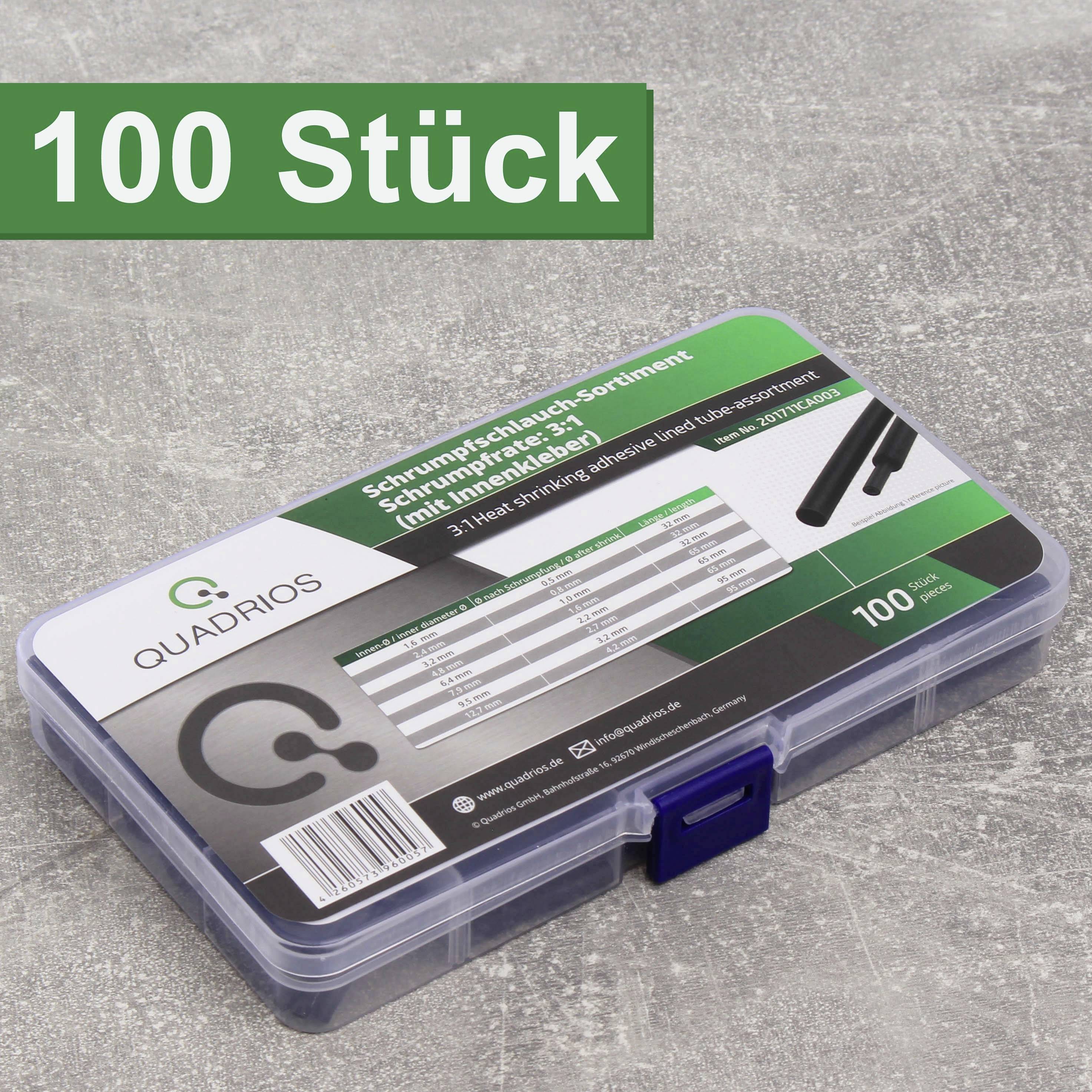 Quadrios 22T009 22T009 Crimpzangen-Set Aderendhülsen 0.25 bis 10mm² Inkl. Aderendhülsensortiment