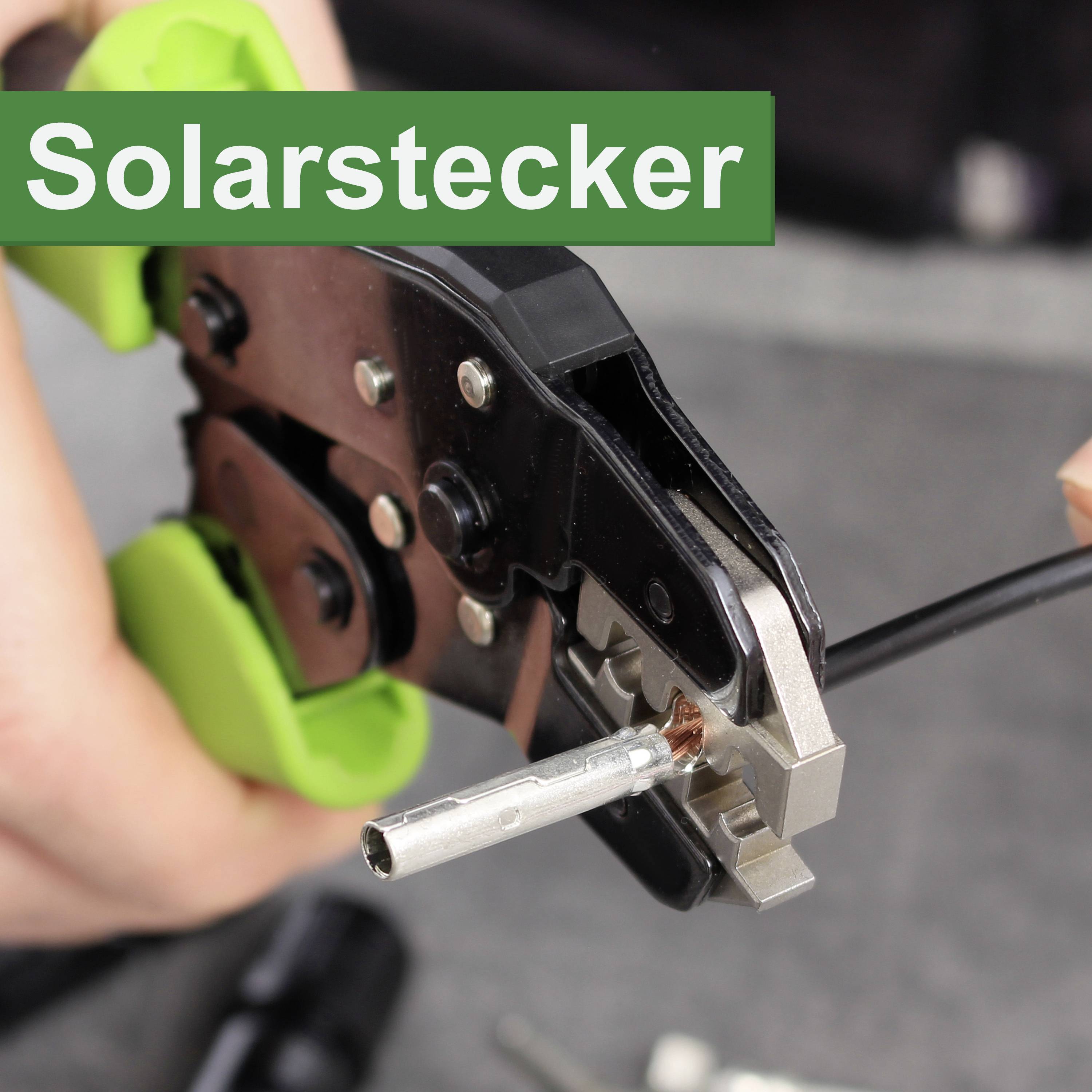 Quadrios 22T015 22T015 Crimpzangen-Set Aderendhülsen, Flachsteckhülsen, Solar-Steckverbinder 0.25 bis 6mm²